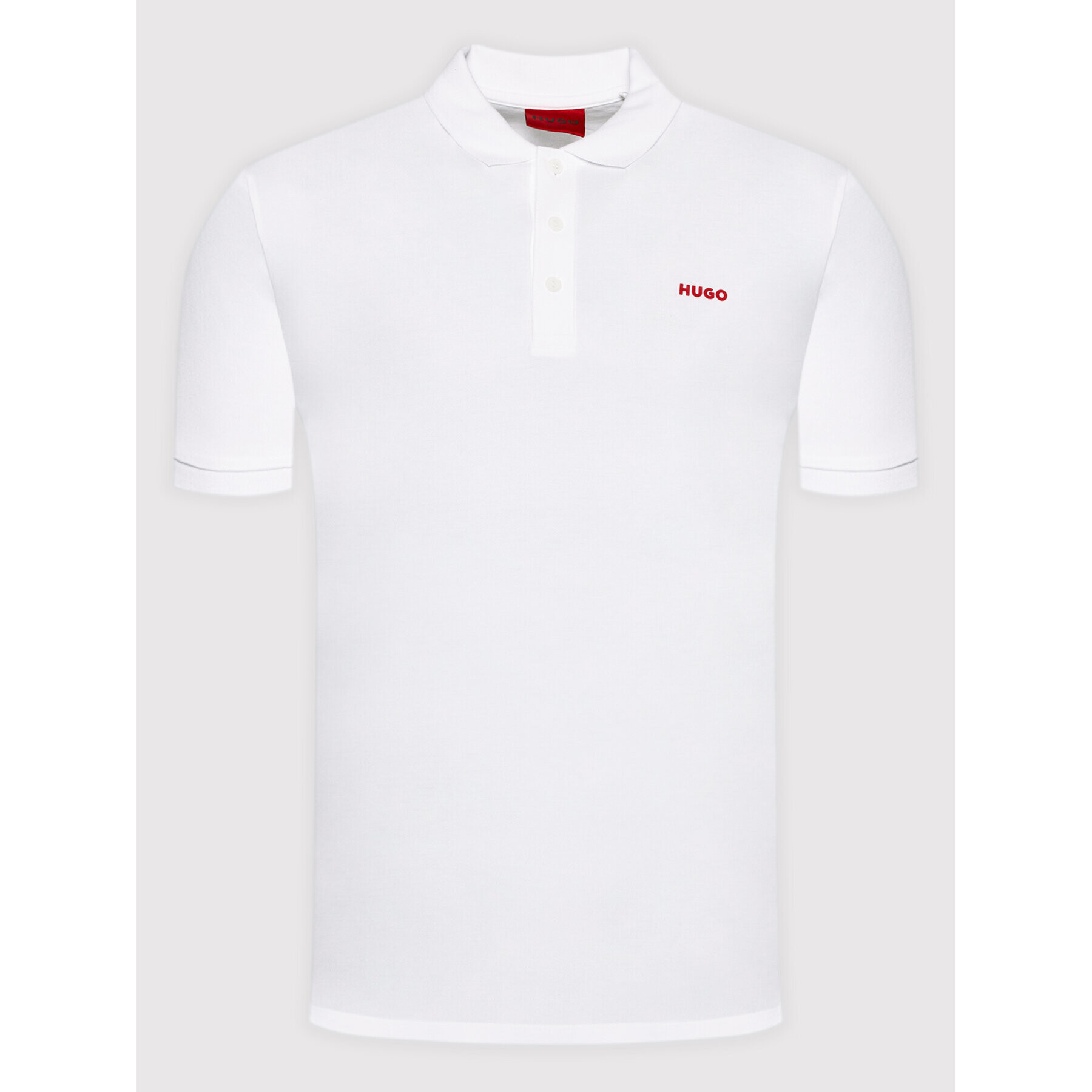 Hugo Tricou polo Donos222 50466182 Alb Regular Fit - Pled.ro