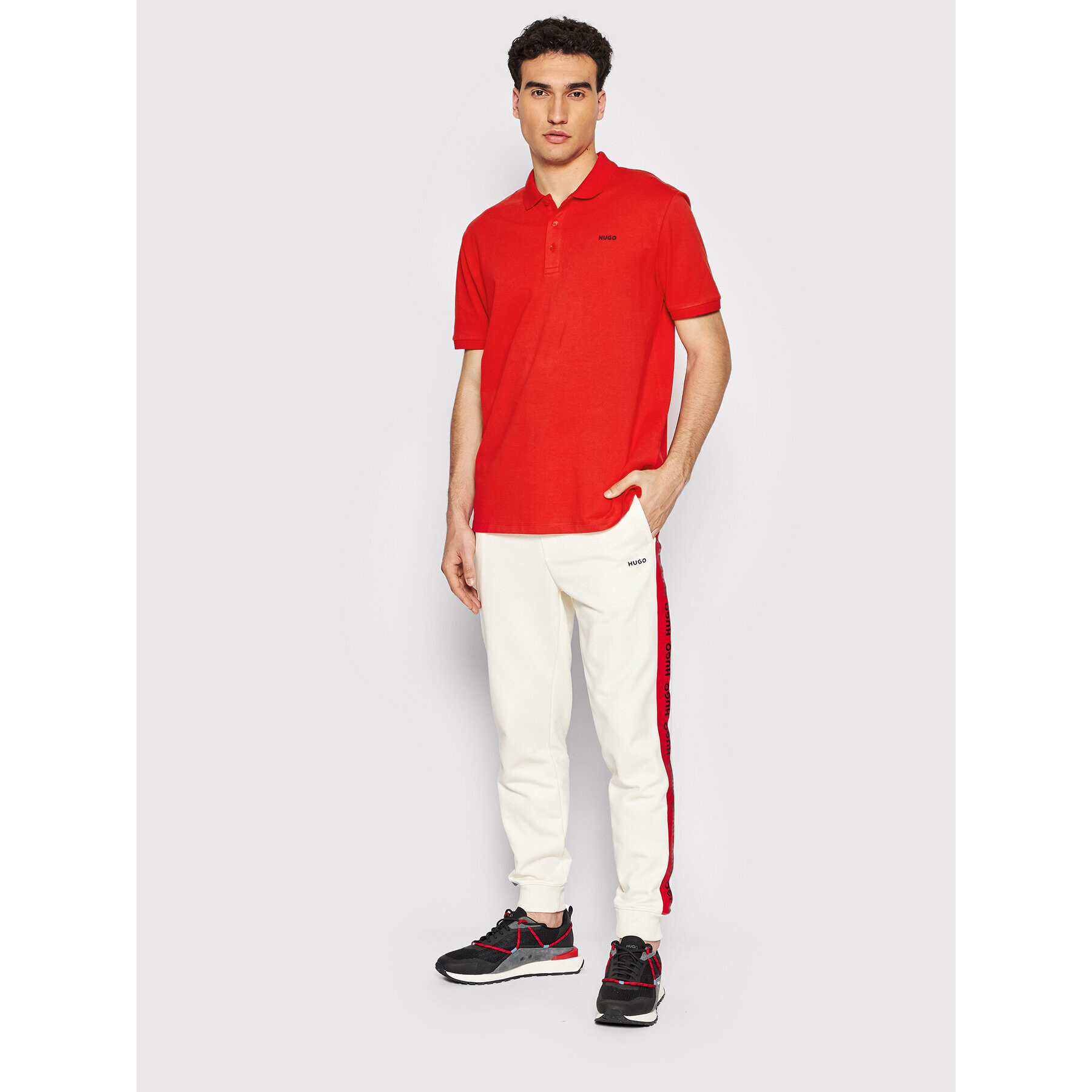 Hugo Tricou polo Donos222 50466182 Roșu Regular Fit - Pled.ro