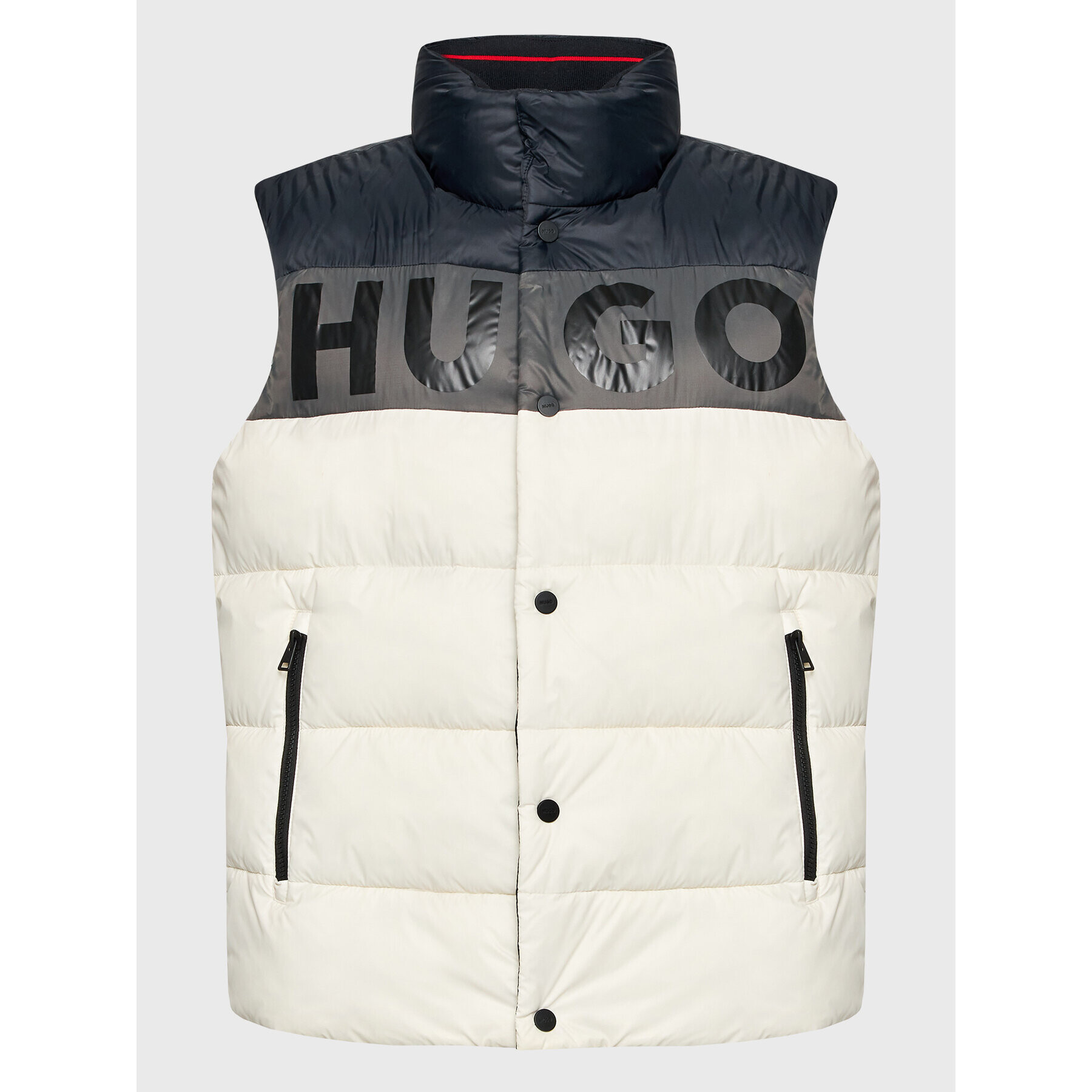 Hugo Vestă Baltino2242 50474640 Alb Slim Fit - Pled.ro