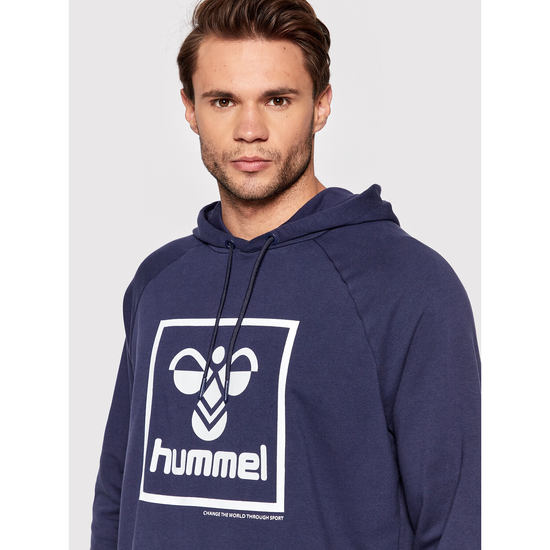 Hummel Bluză Isam 2.0 214333 Bleumarin Regular Fit - Pled.ro