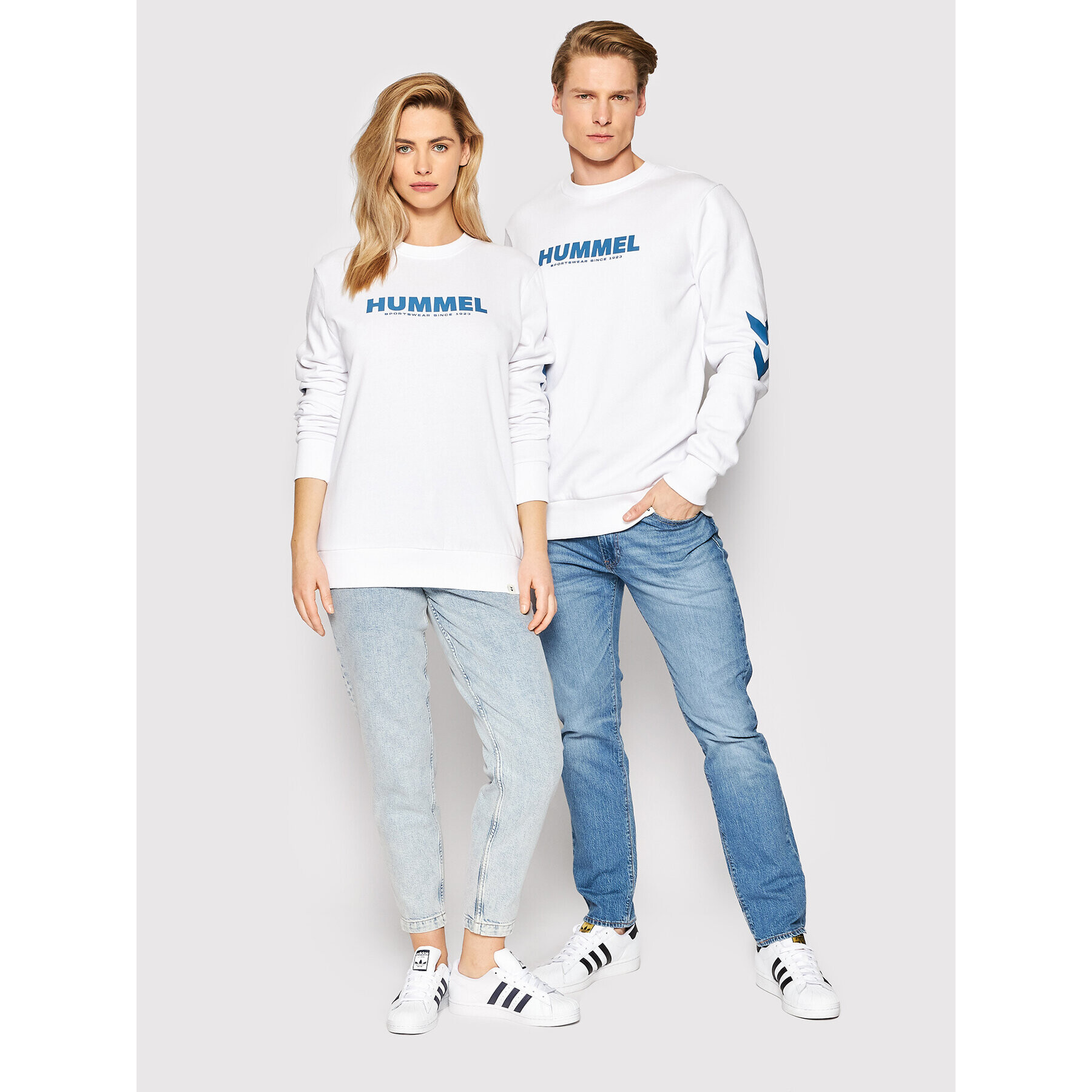 Hummel Bluză Unisex Legacy 212571 Alb Regular Fit - Pled.ro