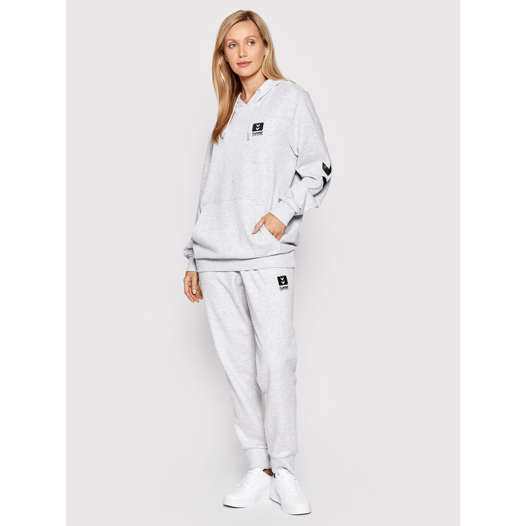 Hummel Bluză Unisex Legacy Liam 213723 Gri Regular Fit - Pled.ro