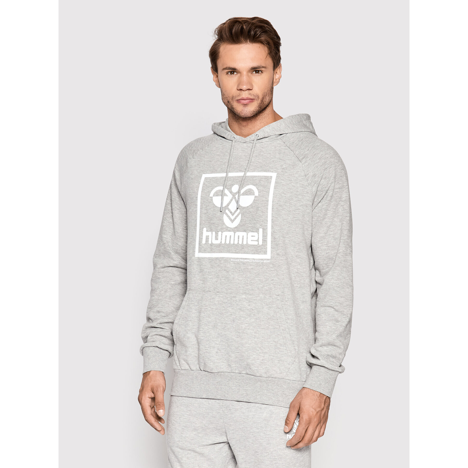 Hummel Bluză Isam 2.0 214333 Gri Regular Fit - Pled.ro