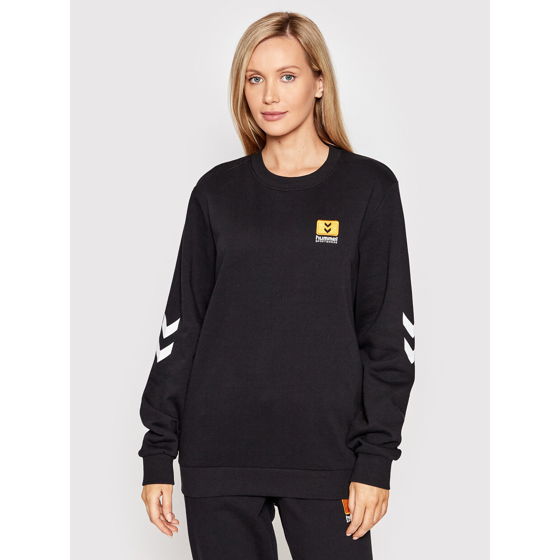 Hummel Bluză Unisex Legacy Liam 213724 Negru Regular Fit - Pled.ro