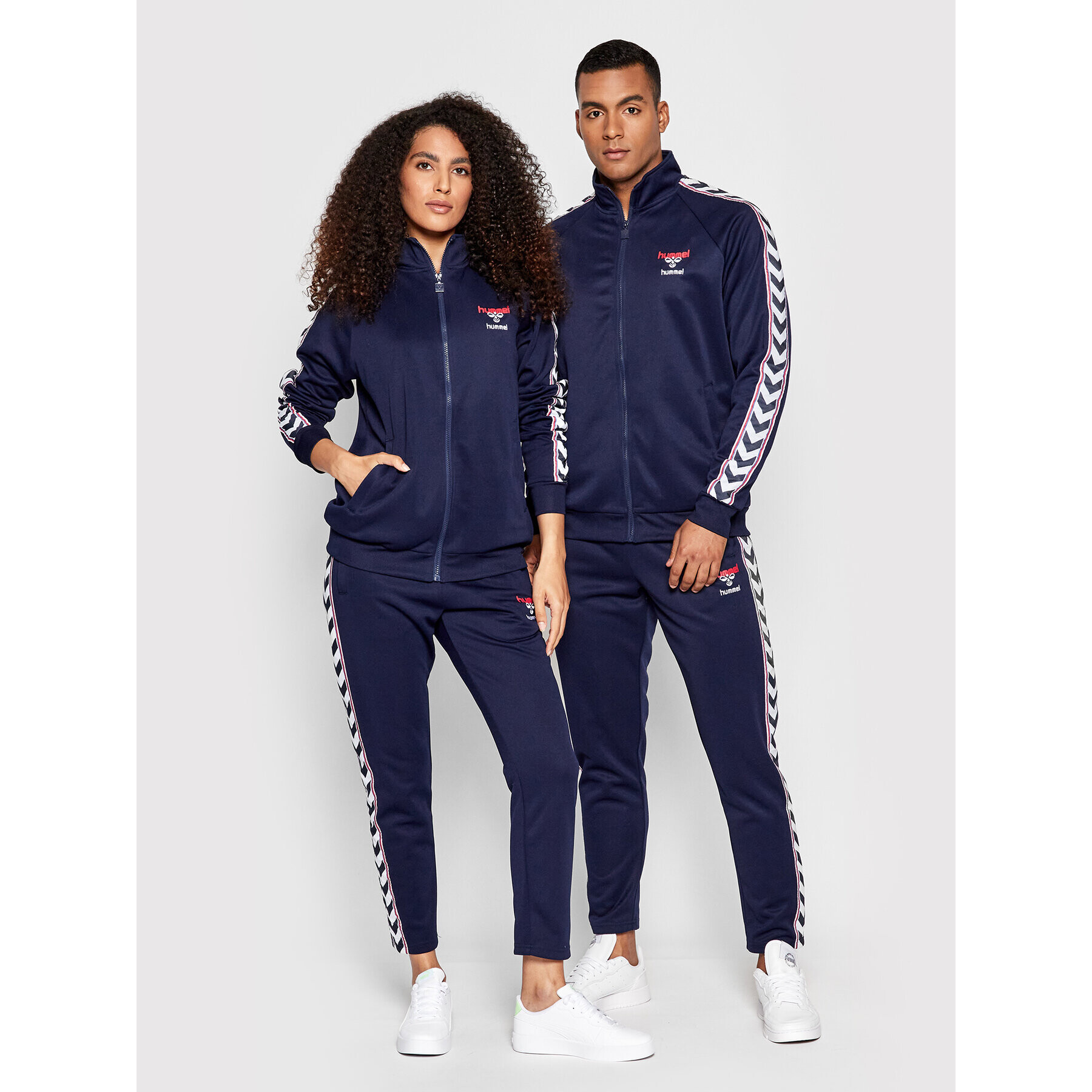 Hummel Bluză Unisex Lerby Poly 214309 Bleumarin Regular Fit - Pled.ro