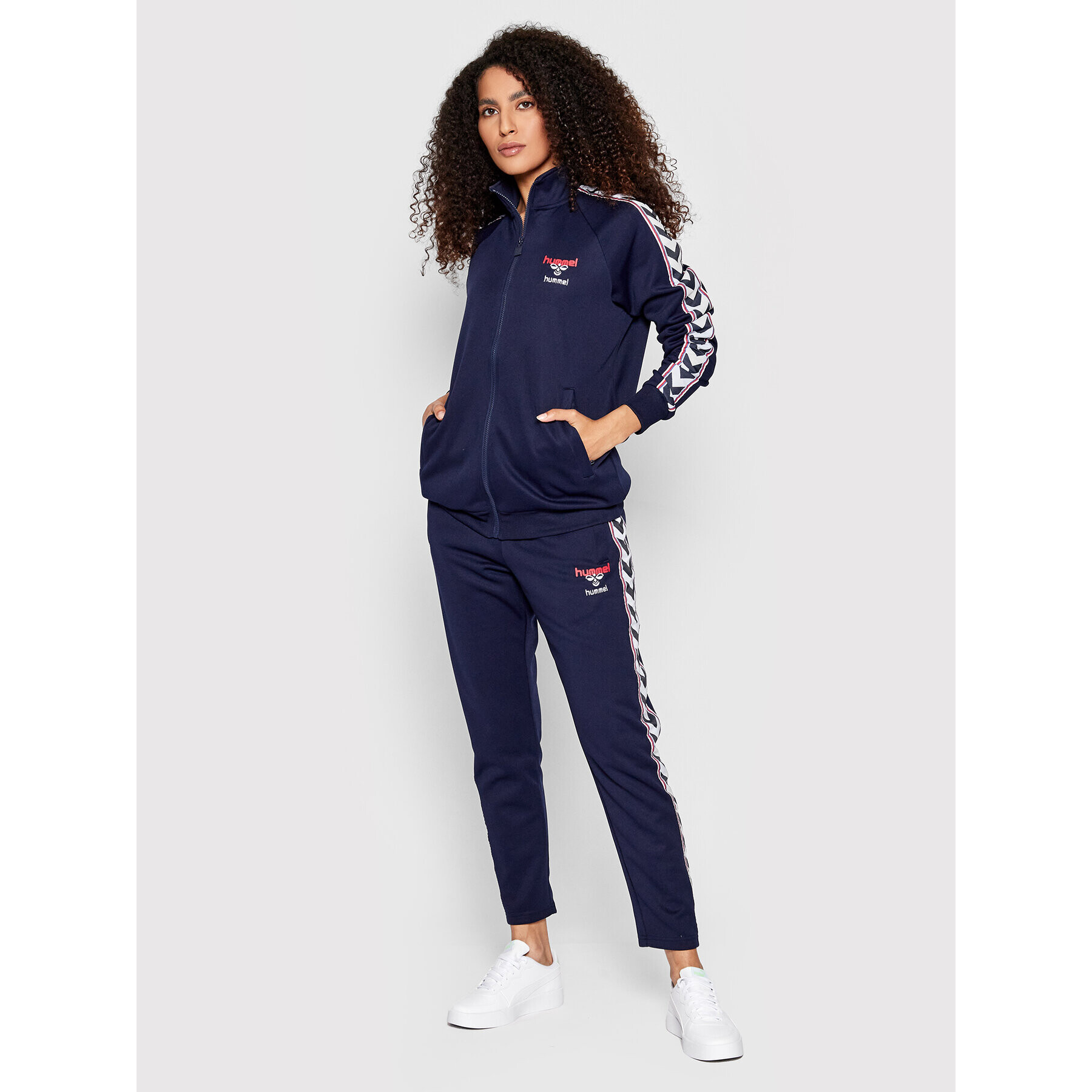 Hummel Bluză Unisex Lerby Poly 214309 Bleumarin Regular Fit - Pled.ro