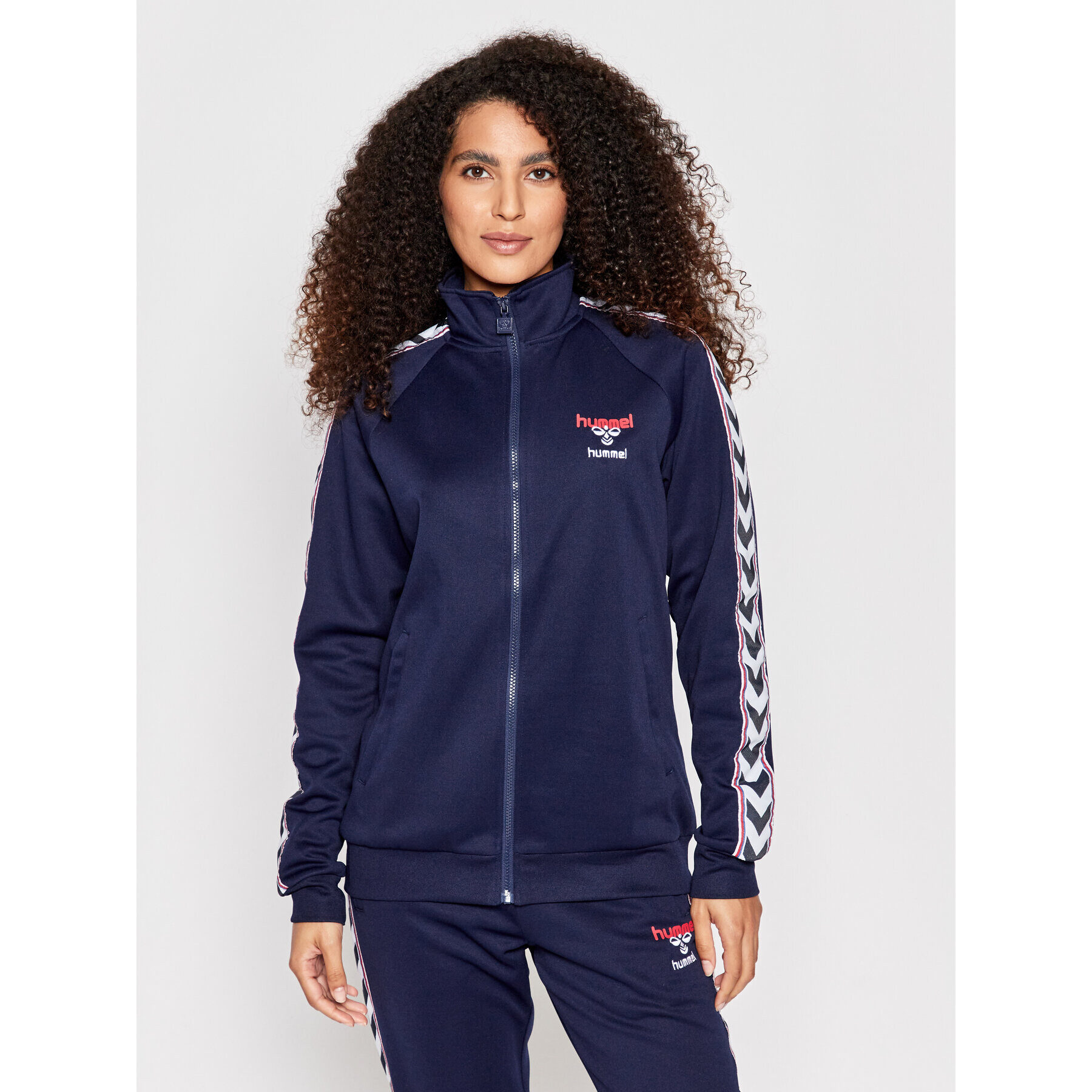 Hummel Bluză Unisex Lerby Poly 214309 Bleumarin Regular Fit - Pled.ro