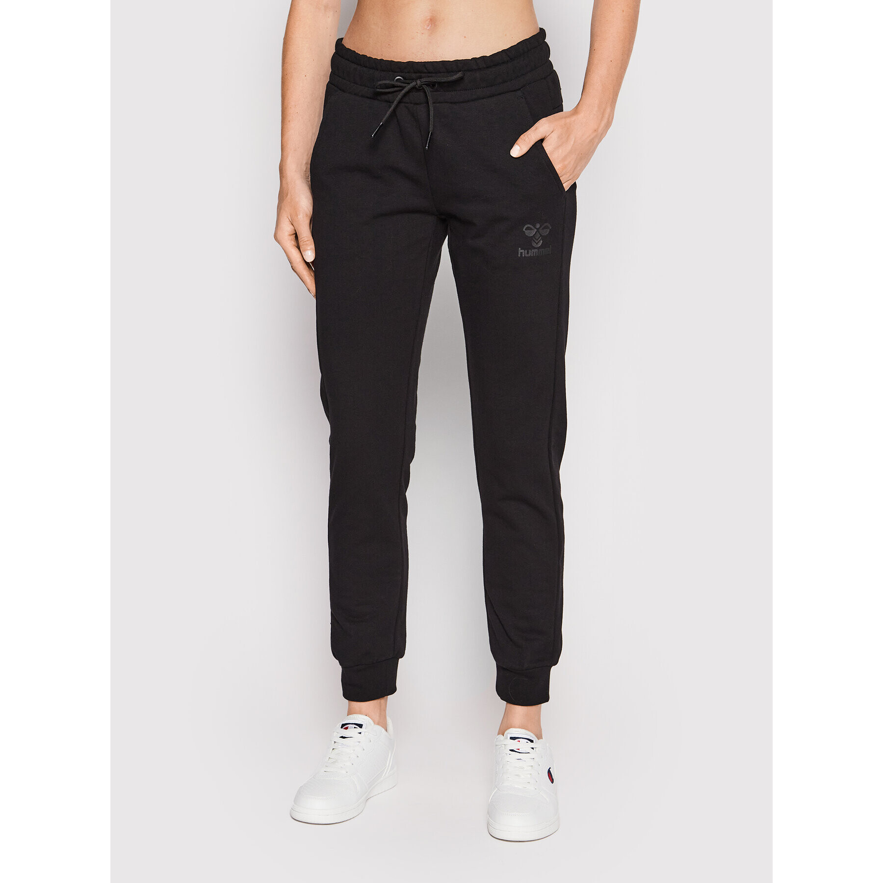 Hummel Pantaloni trening Noni 2.0 214330 Negru Regular Fit - Pled.ro