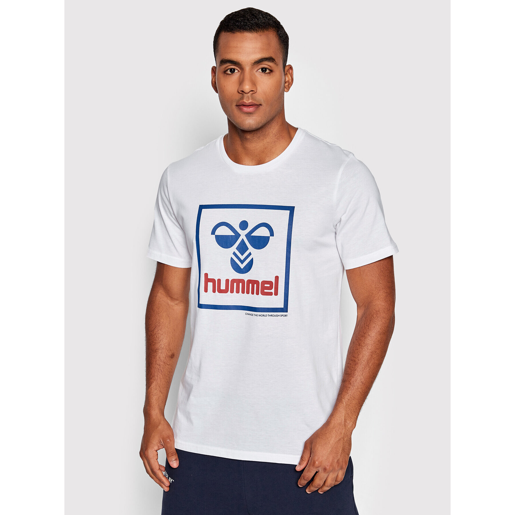 Hummel Tricou 2.0 214331 Alb Regular Fit - Pled.ro