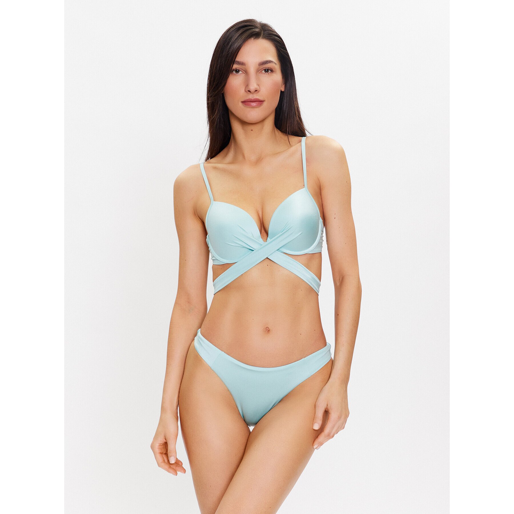 Hunkemöller Bikini partea de jos Sydney 201890 Albastru - Pled.ro