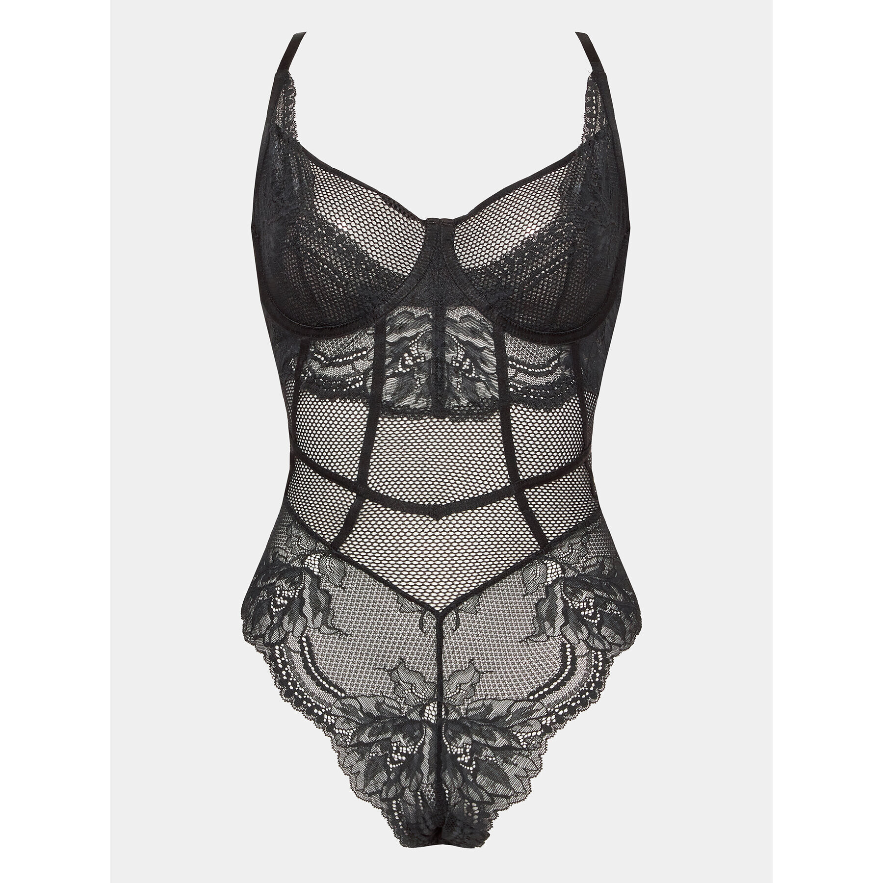 Hunkemöller Body Eden 202256 Negru Straight Fit - Pled.ro