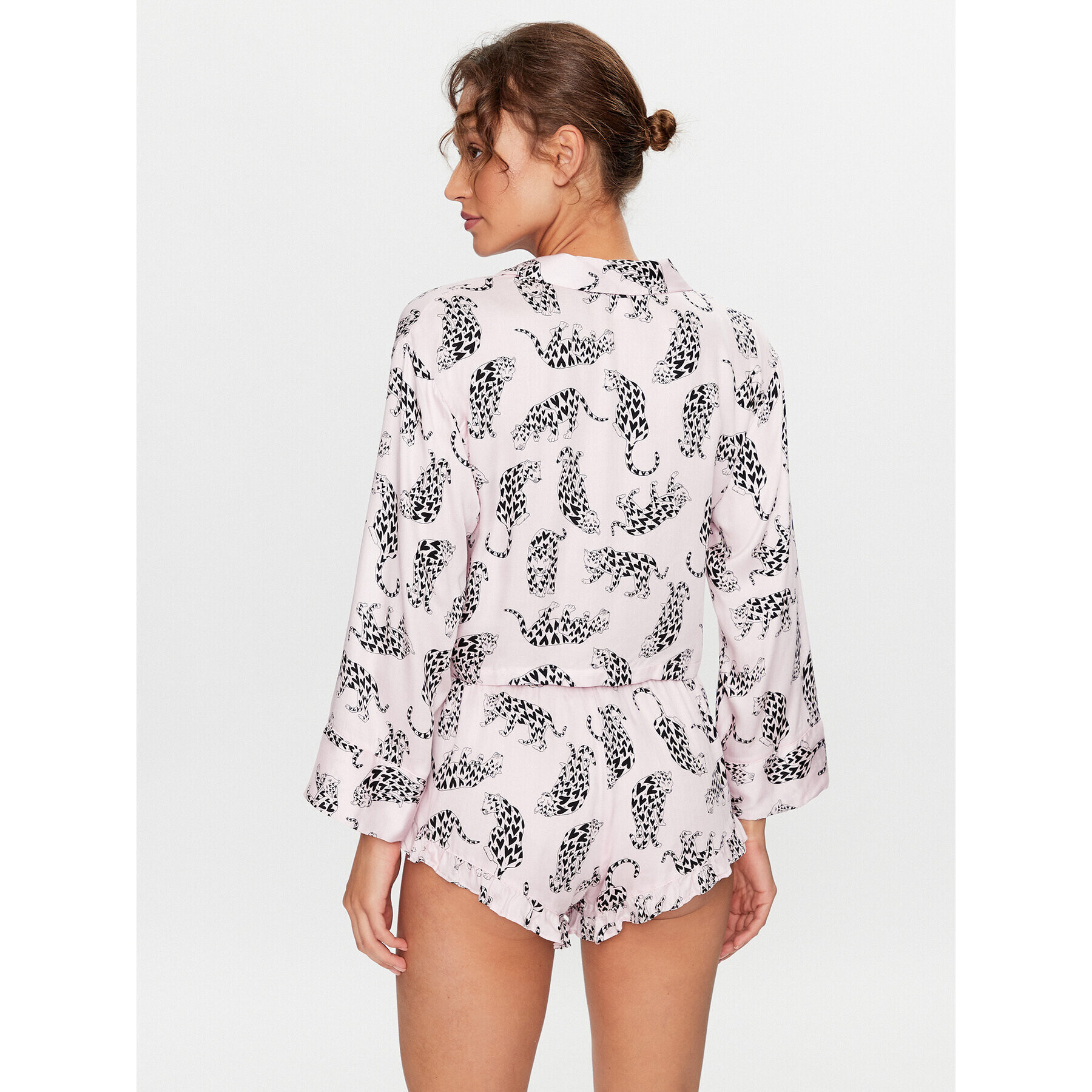 Hunkemöller Cămașă pijama 203159 Roz Comfortable Fit - Pled.ro