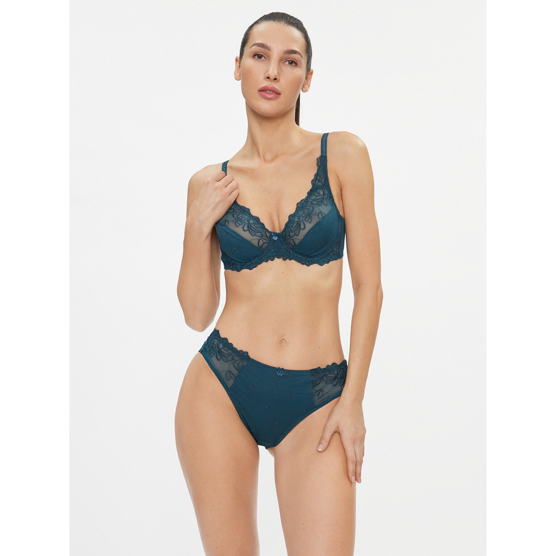 Hunkemöller Chilot brazilian Diva Rio 202651 Albastru - Pled.ro