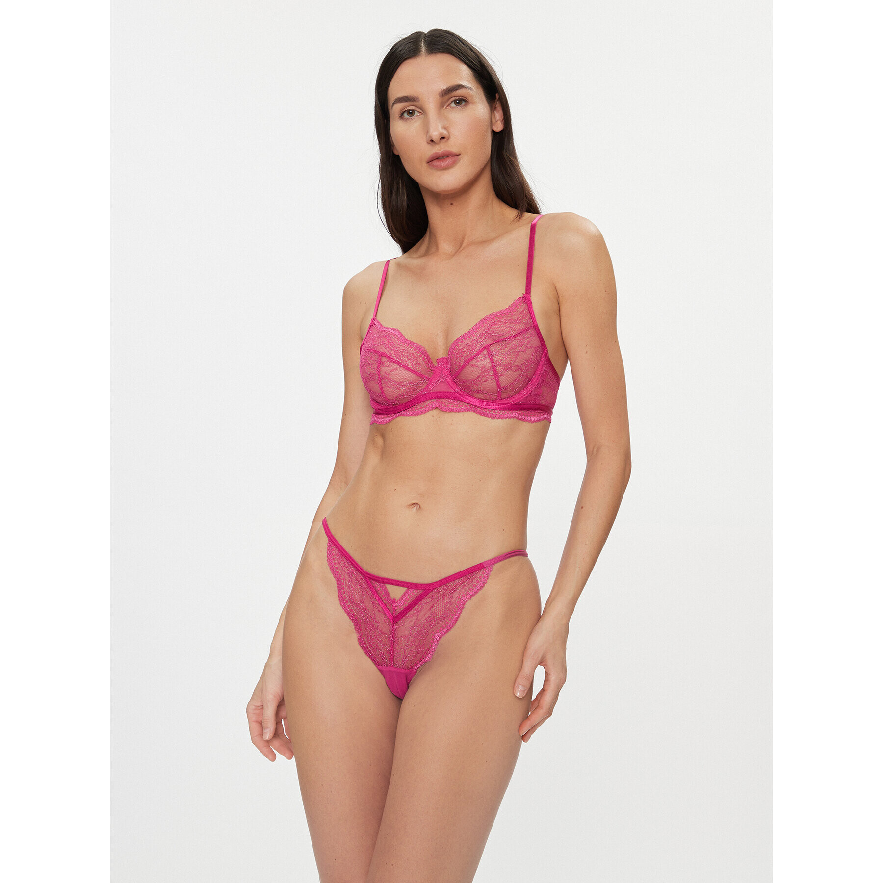 Hunkemöller Chilot brazilian Isabelle Hl Sparkle Brazilian Tr 203590 Roz - Pled.ro