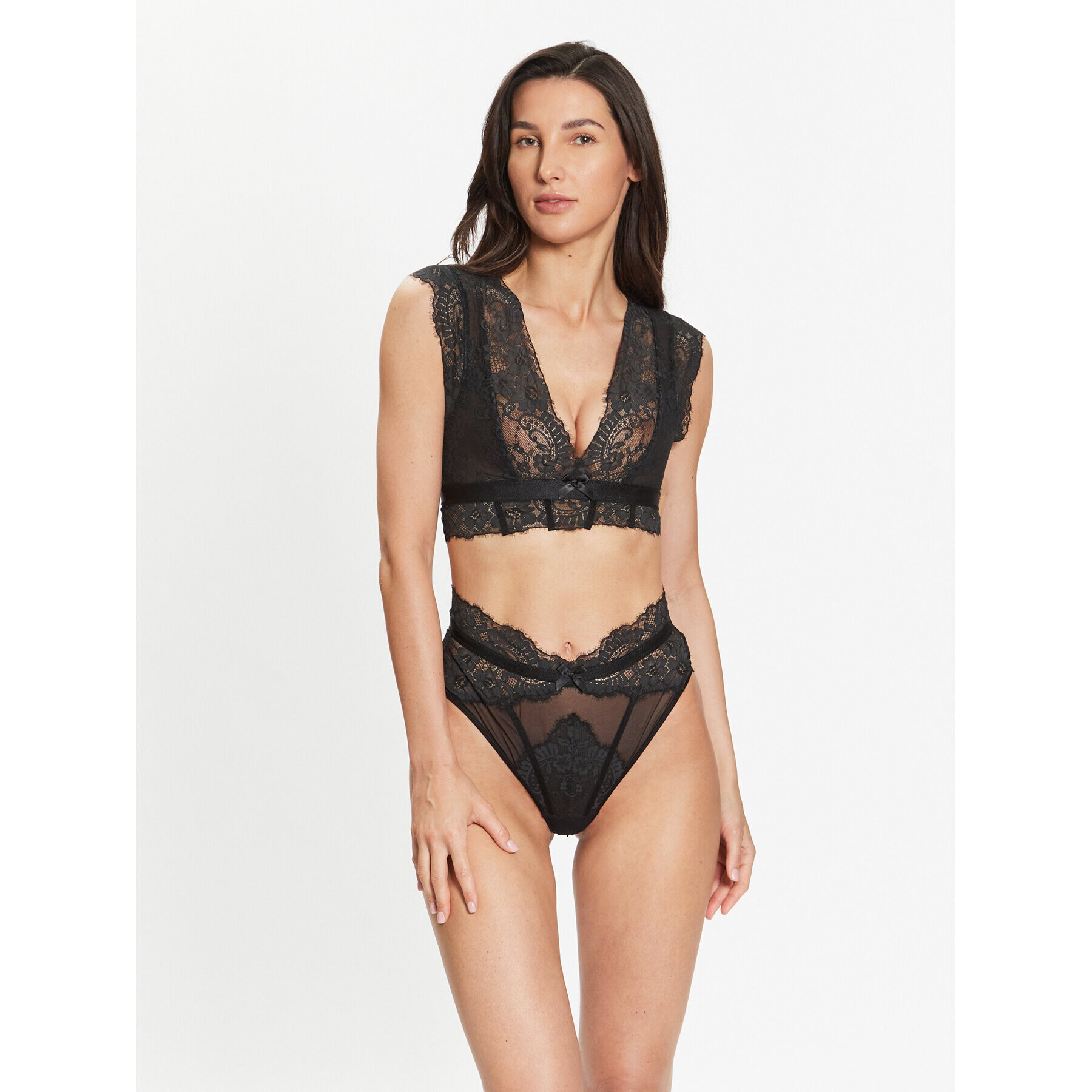 Hunkemöller Chilot tanga Catrin 202217 Negru - Pled.ro