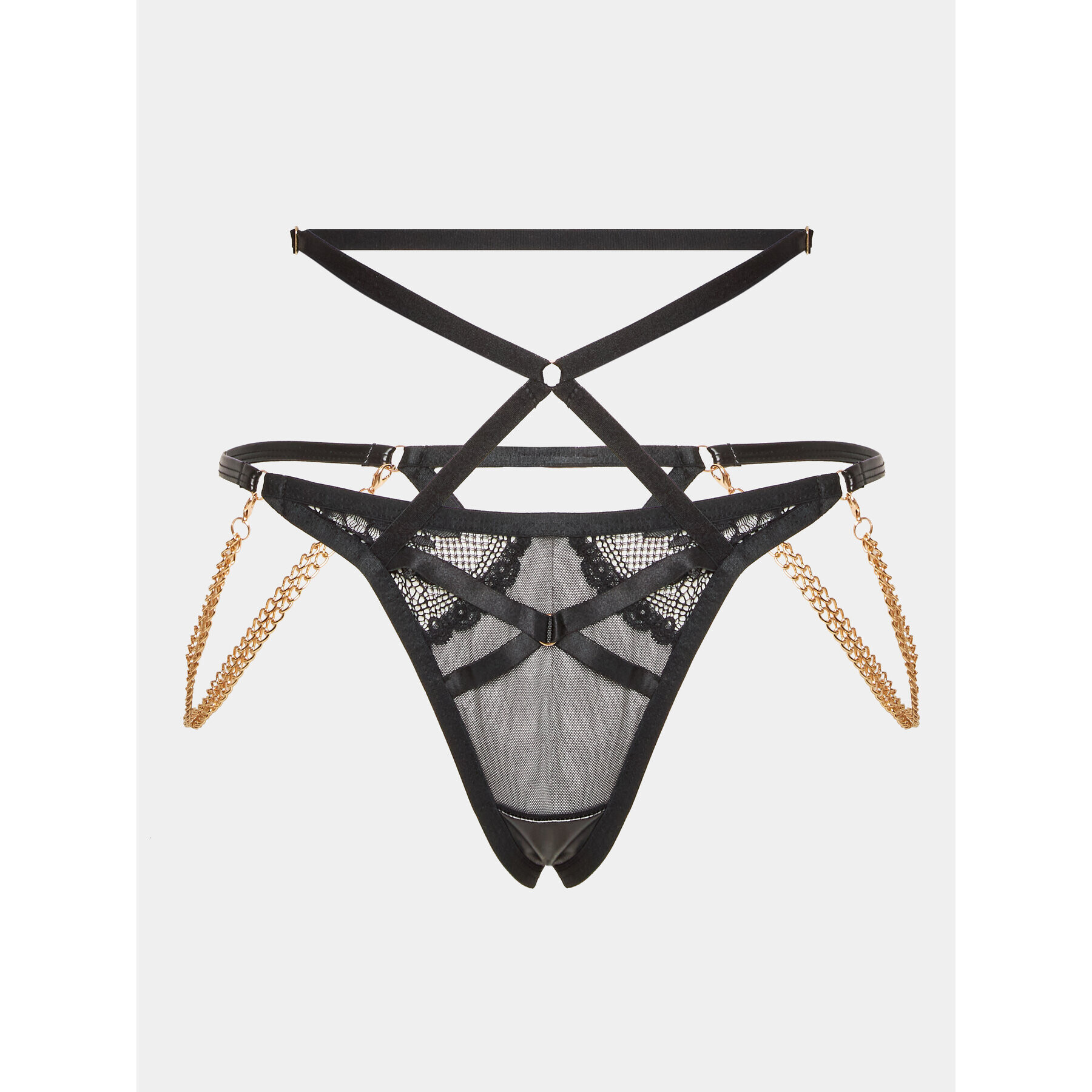 Hunkemöller Chilot tanga Hecate 199849 Negru - Pled.ro