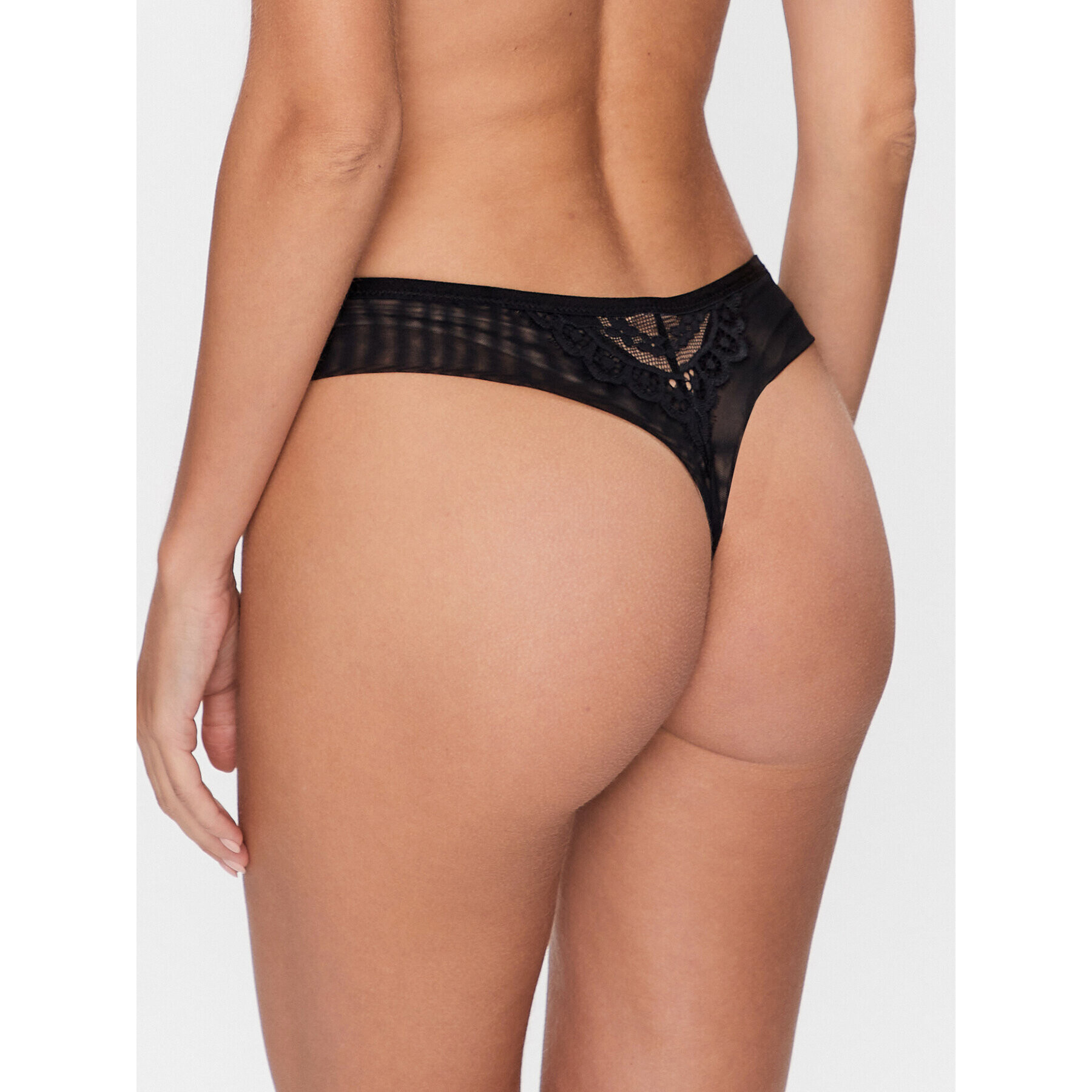 Hunkemöller Chilot tanga Jacqueline 202049 Negru - Pled.ro