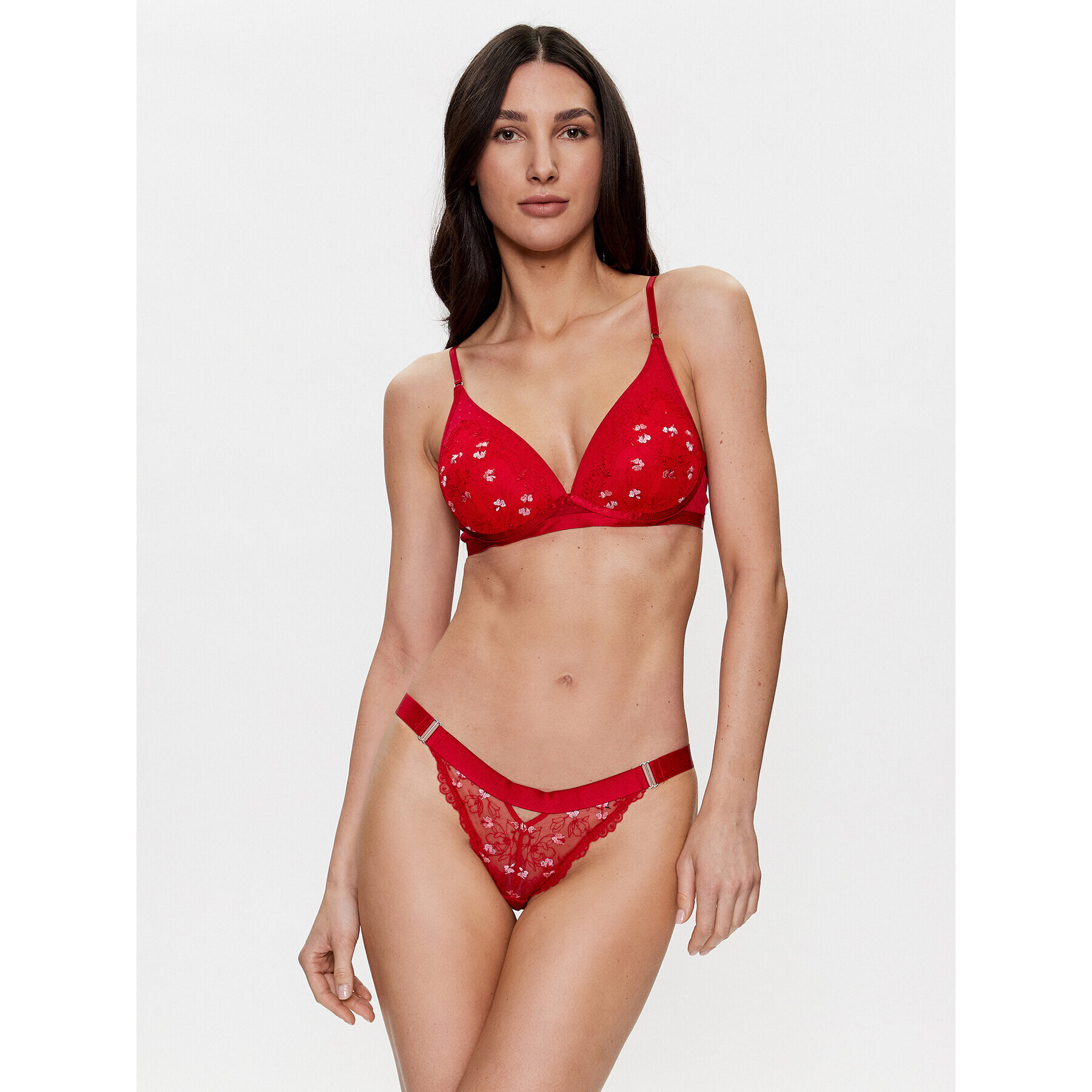 Hunkemöller Chilot tanga Violet 201069 Roșu - Pled.ro