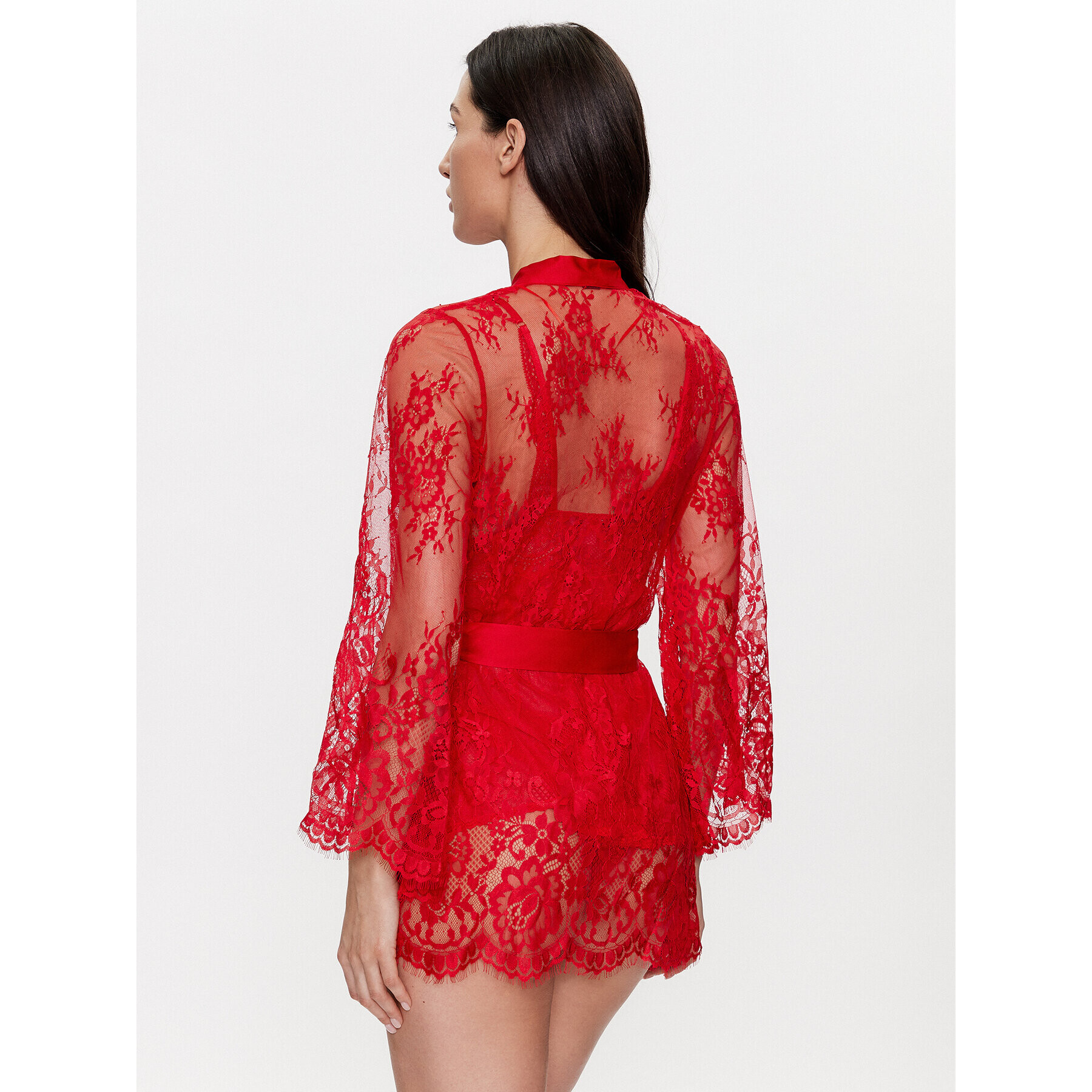 Hunkemöller Halat Allover Lace Isa 191688 Roșu - Pled.ro