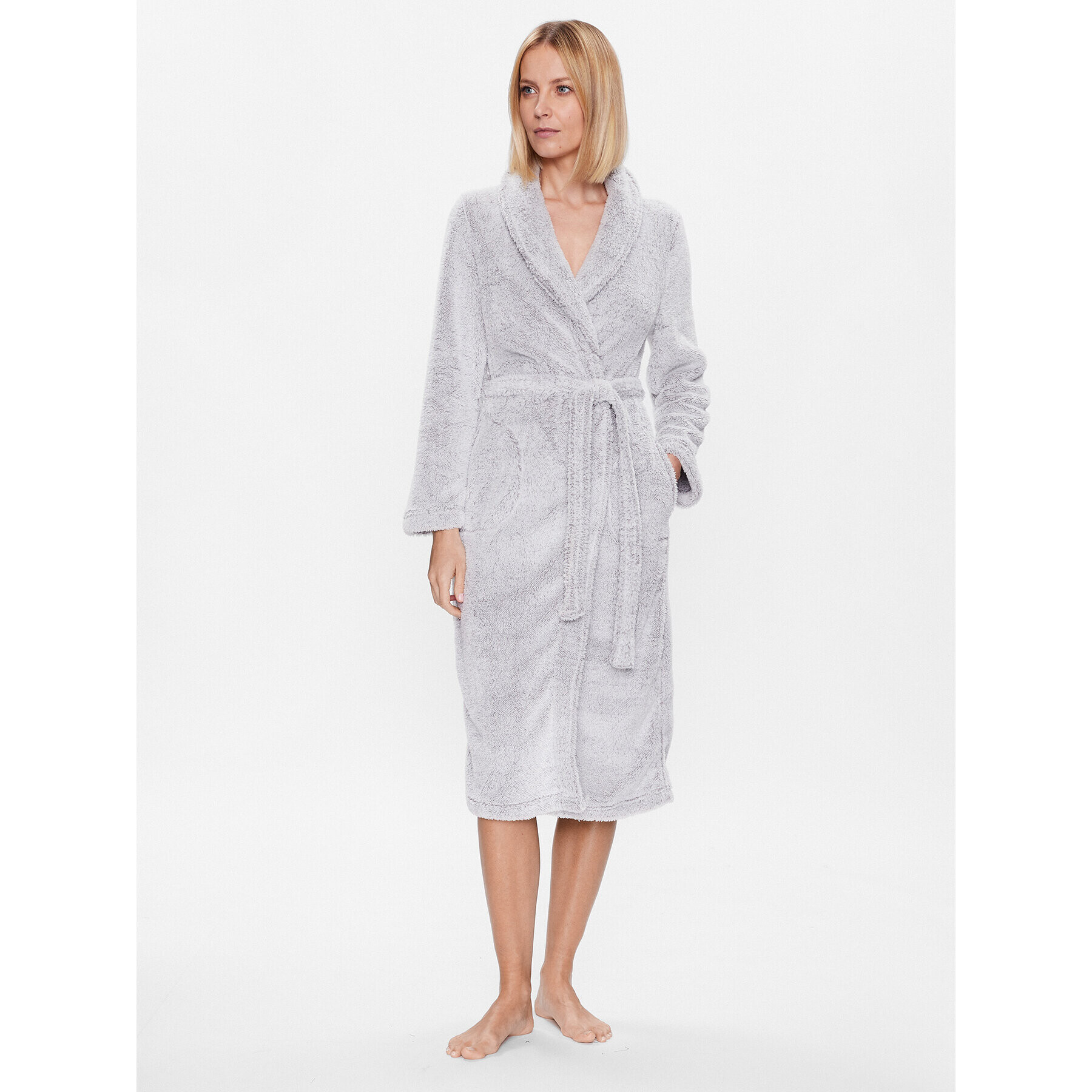 Hunkemöller Halat Robe Long 199158 Gri - Pled.ro