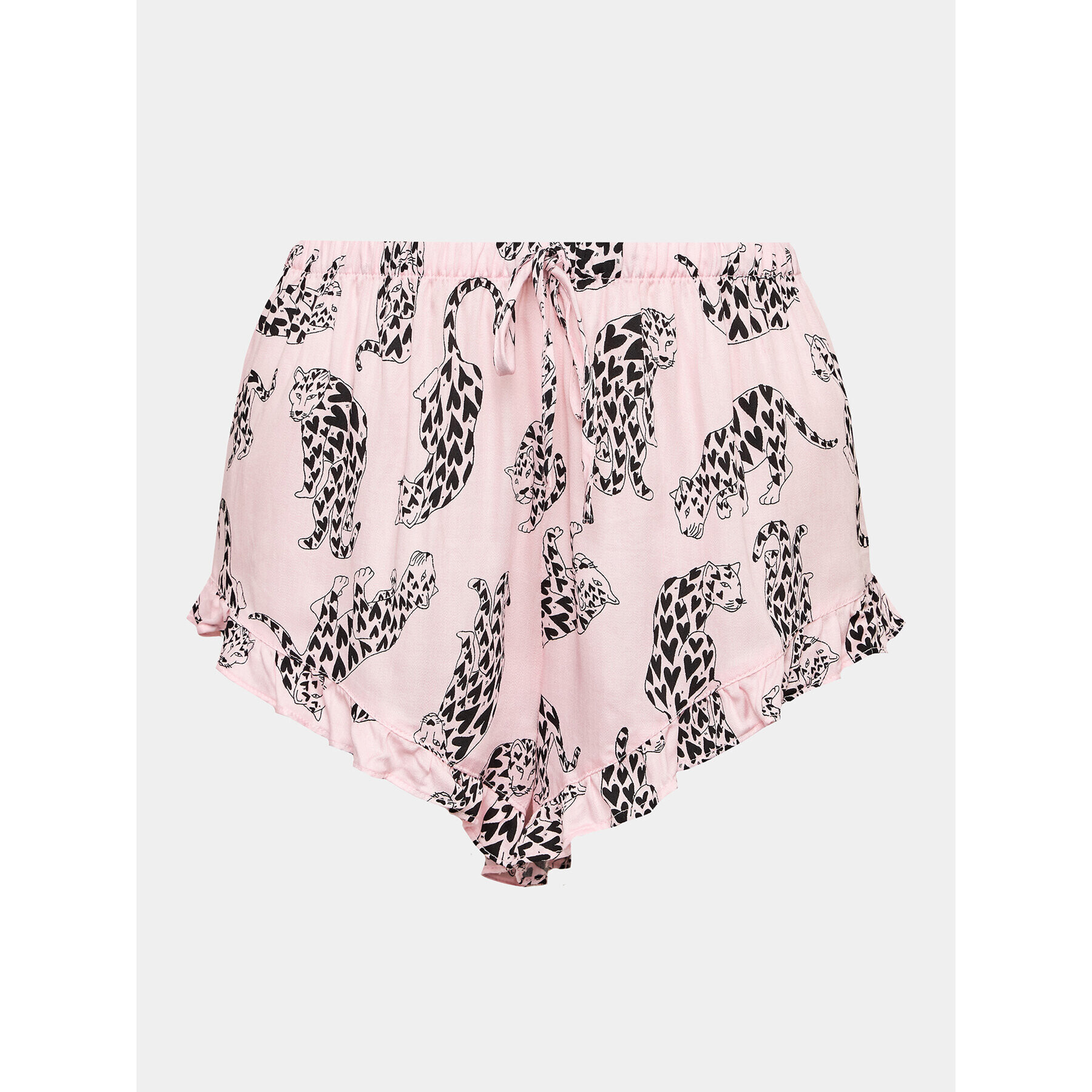 Hunkemöller Pantaloni scurți pijama 203160 Roz Comfortable Fit - Pled.ro