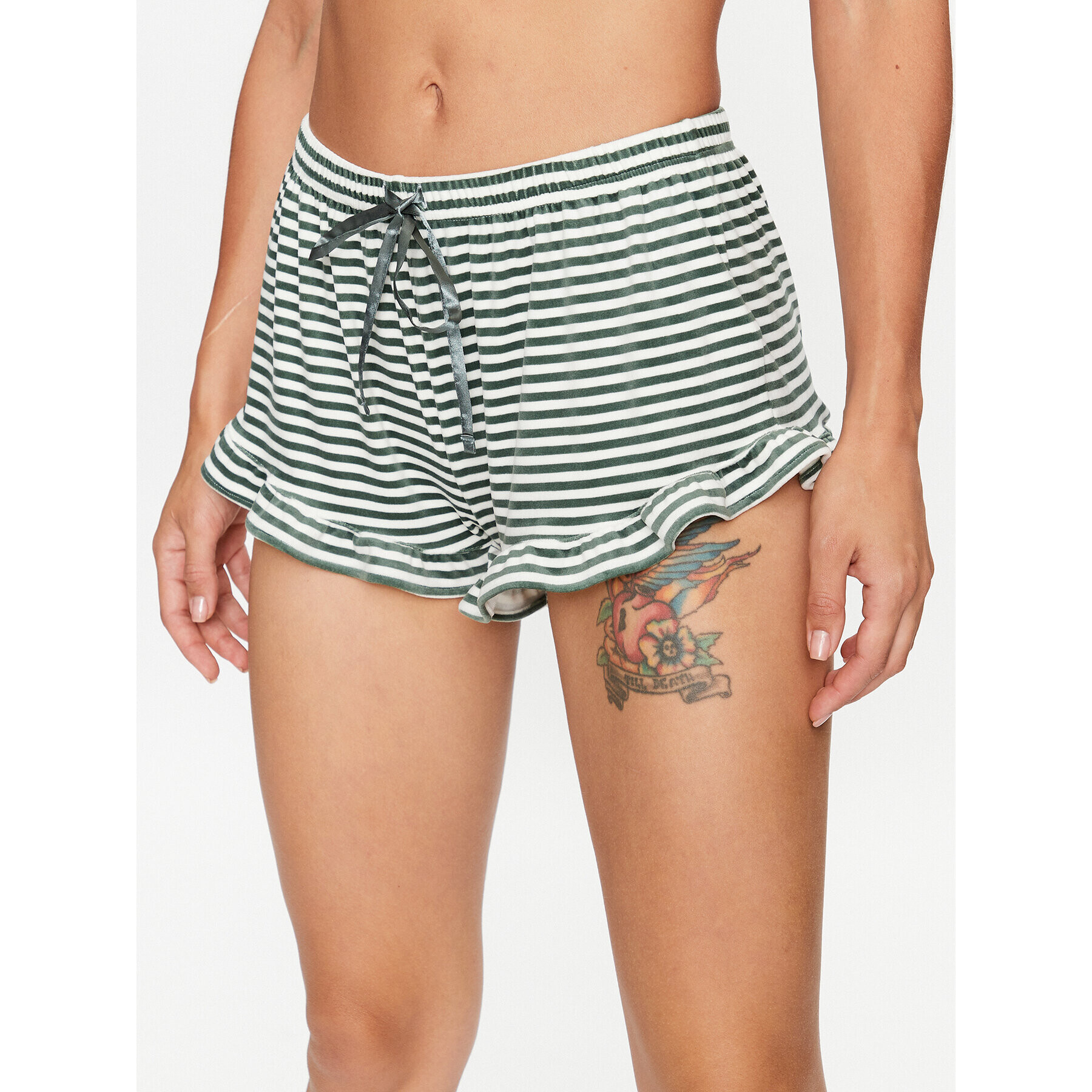 Hunkemöller Pantaloni scurți pijama 203211 Verde Comfortable Fit - Pled.ro