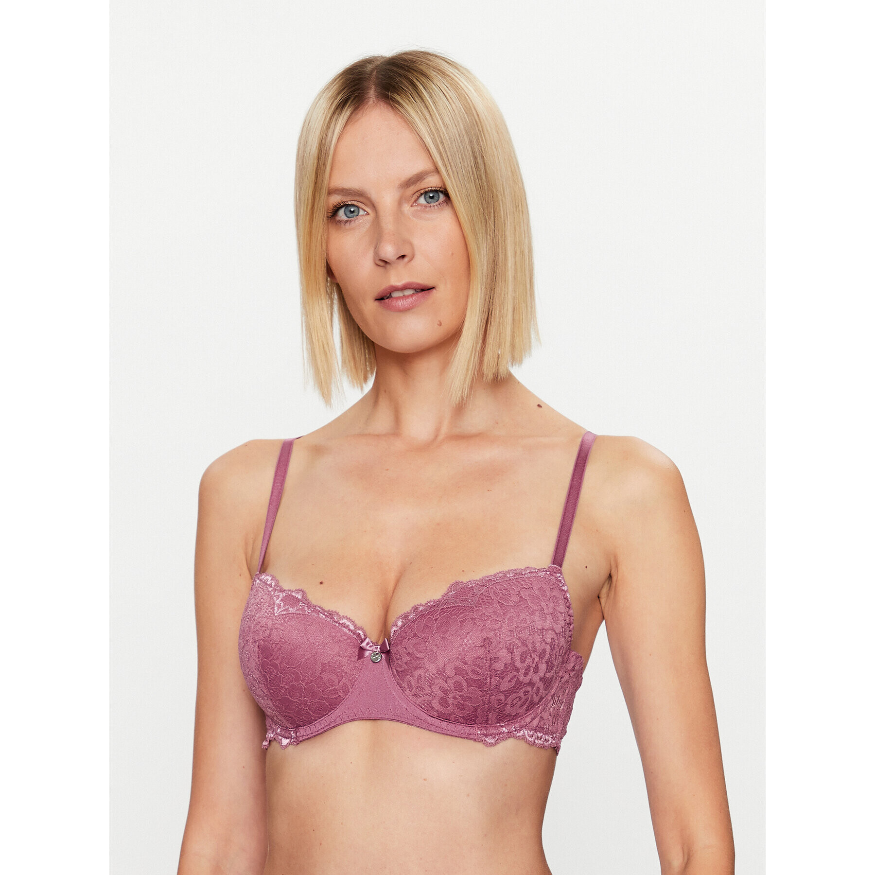 Hunkemöller Sutien Balconette Marine 202702 Violet - Pled.ro