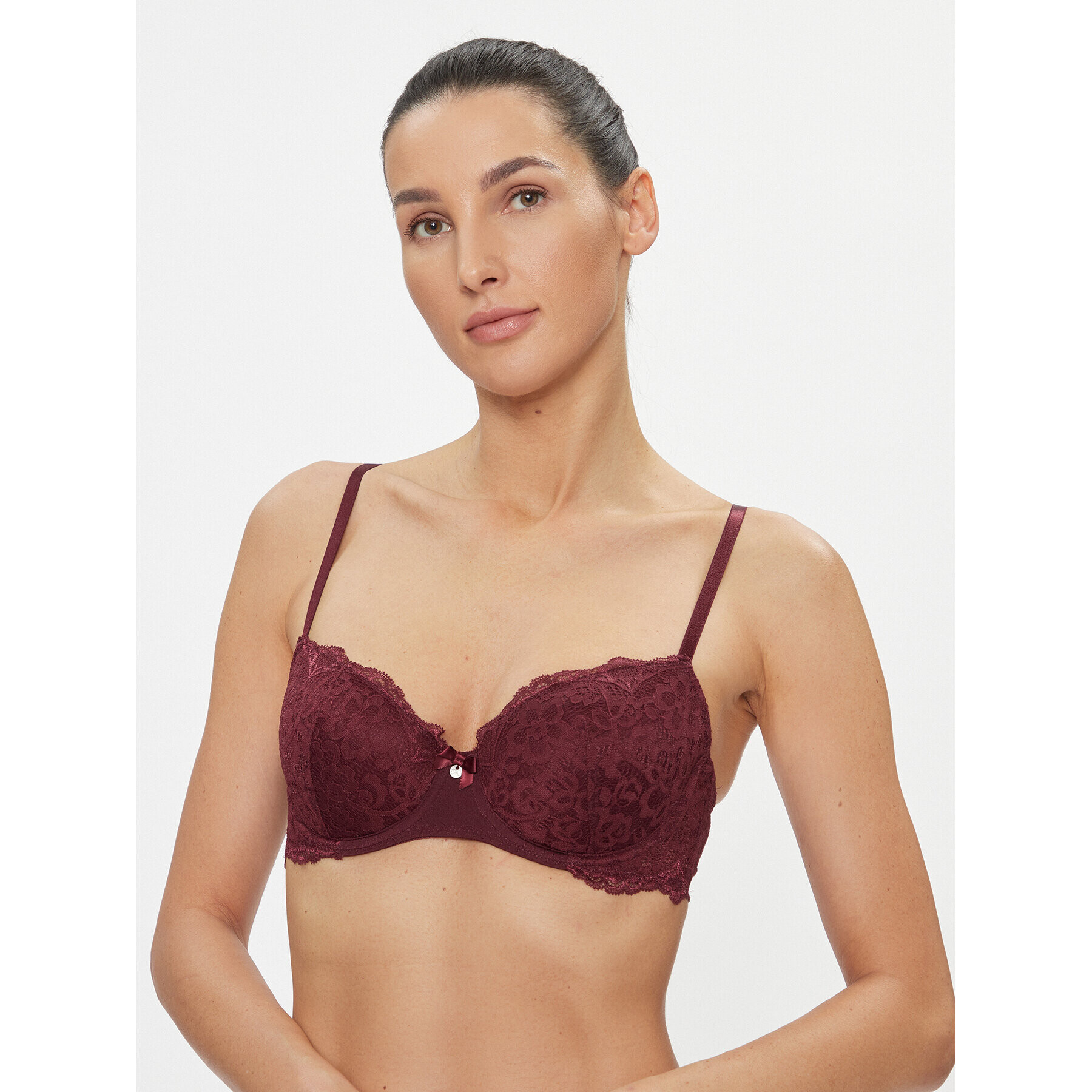 Hunkemöller Sutien Balconette Marine 202705 Vișiniu - Pled.ro