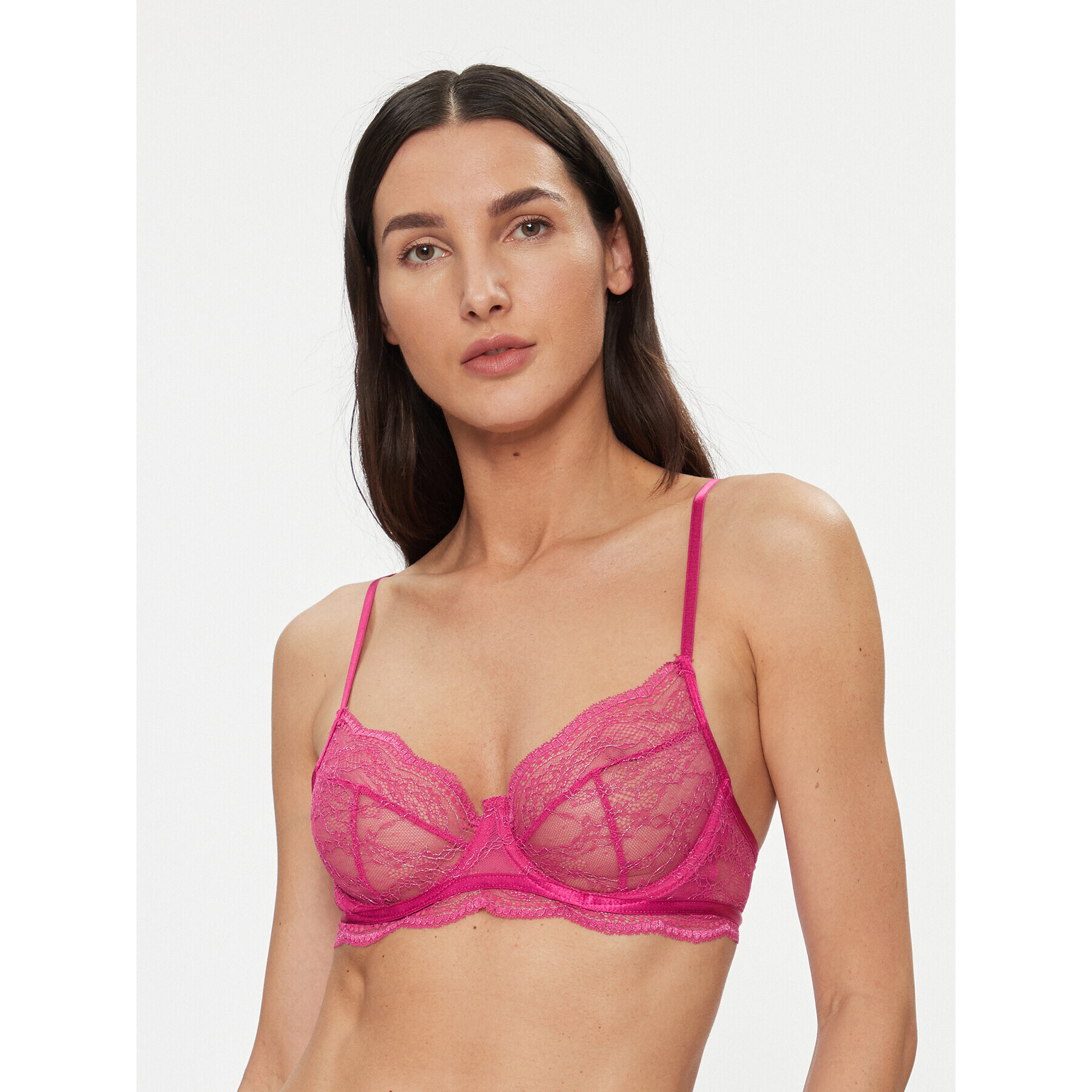 Hunkemöller Sutien Bralette Isabelle Sparkle Ud 203588 Roz - Pled.ro