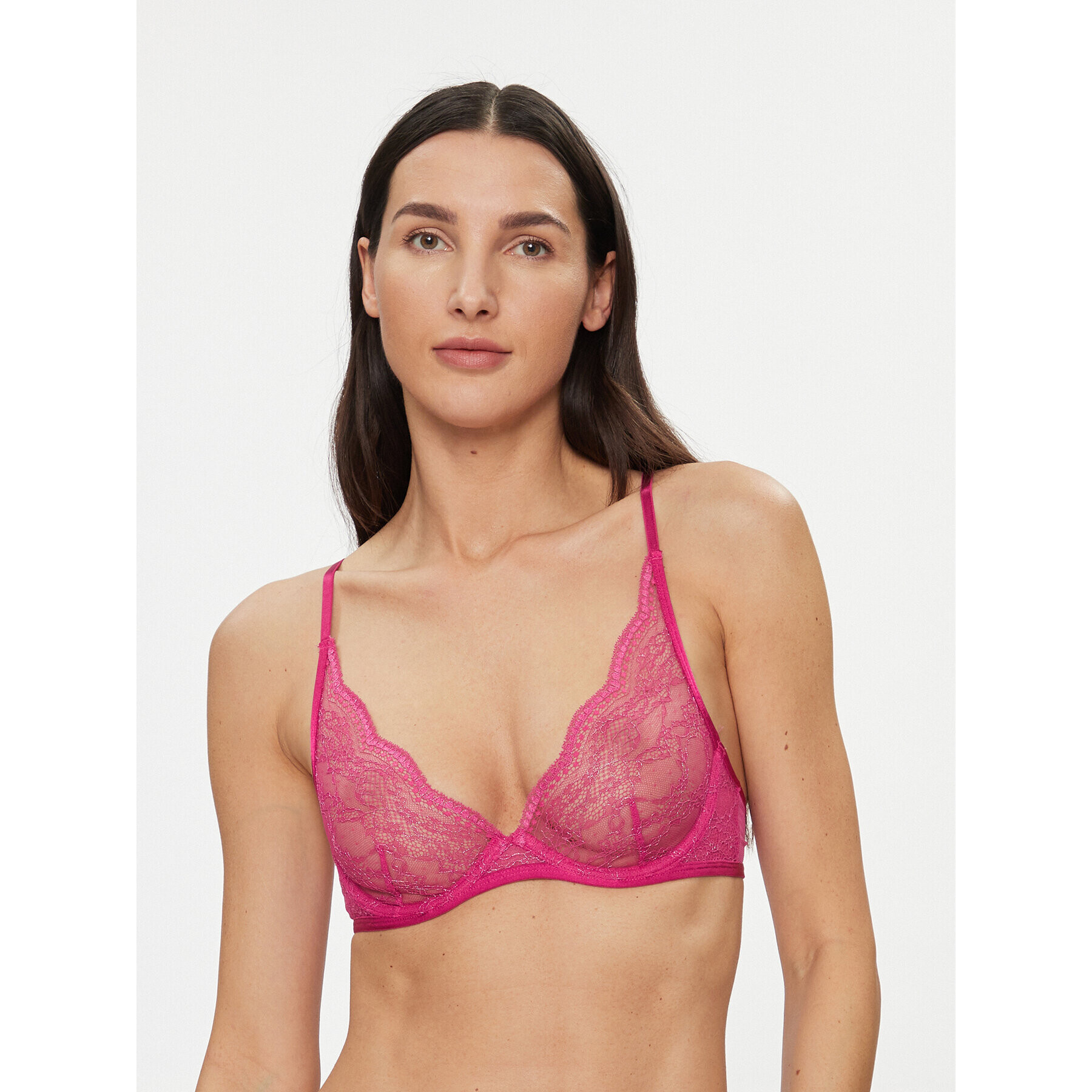 Hunkemöller Sutien cu armătură Isabelle Sparkle Up 203589 Roz - Pled.ro