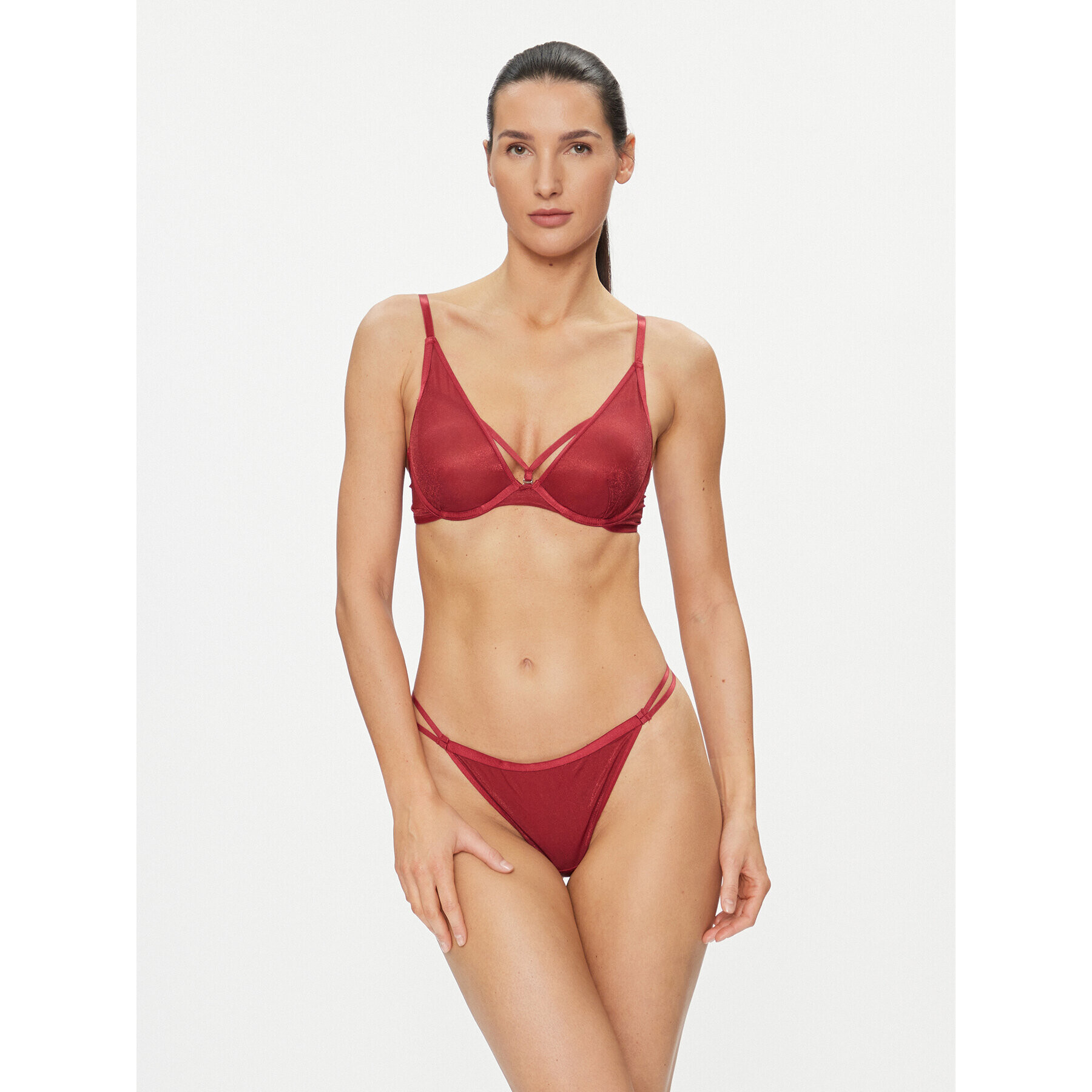 Hunkemöller Sutien Bralette Ivana Up 203610 Roșu - Pled.ro