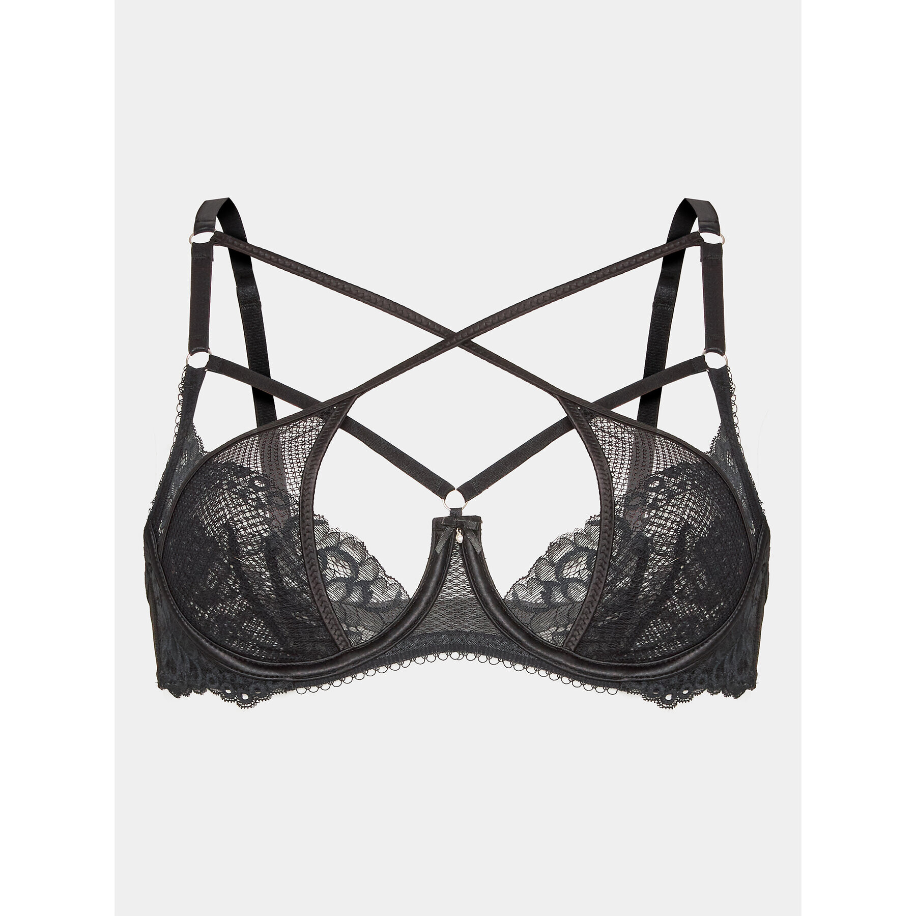 Hunkemöller Sutien cu armătură Anna 139510 Negru - Pled.ro