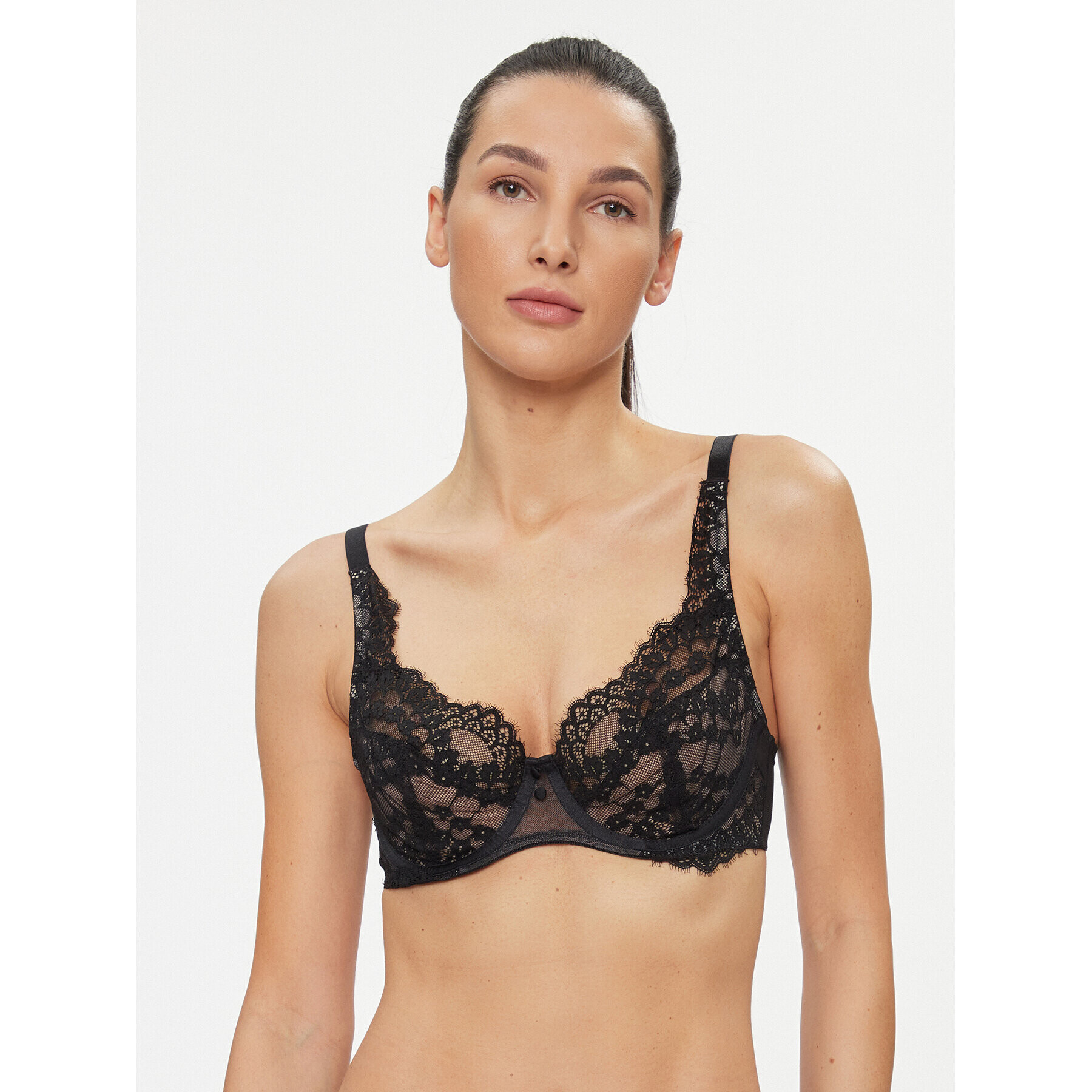 Hunkemöller Sutien cu armătură Daisy 202109 Negru - Pled.ro