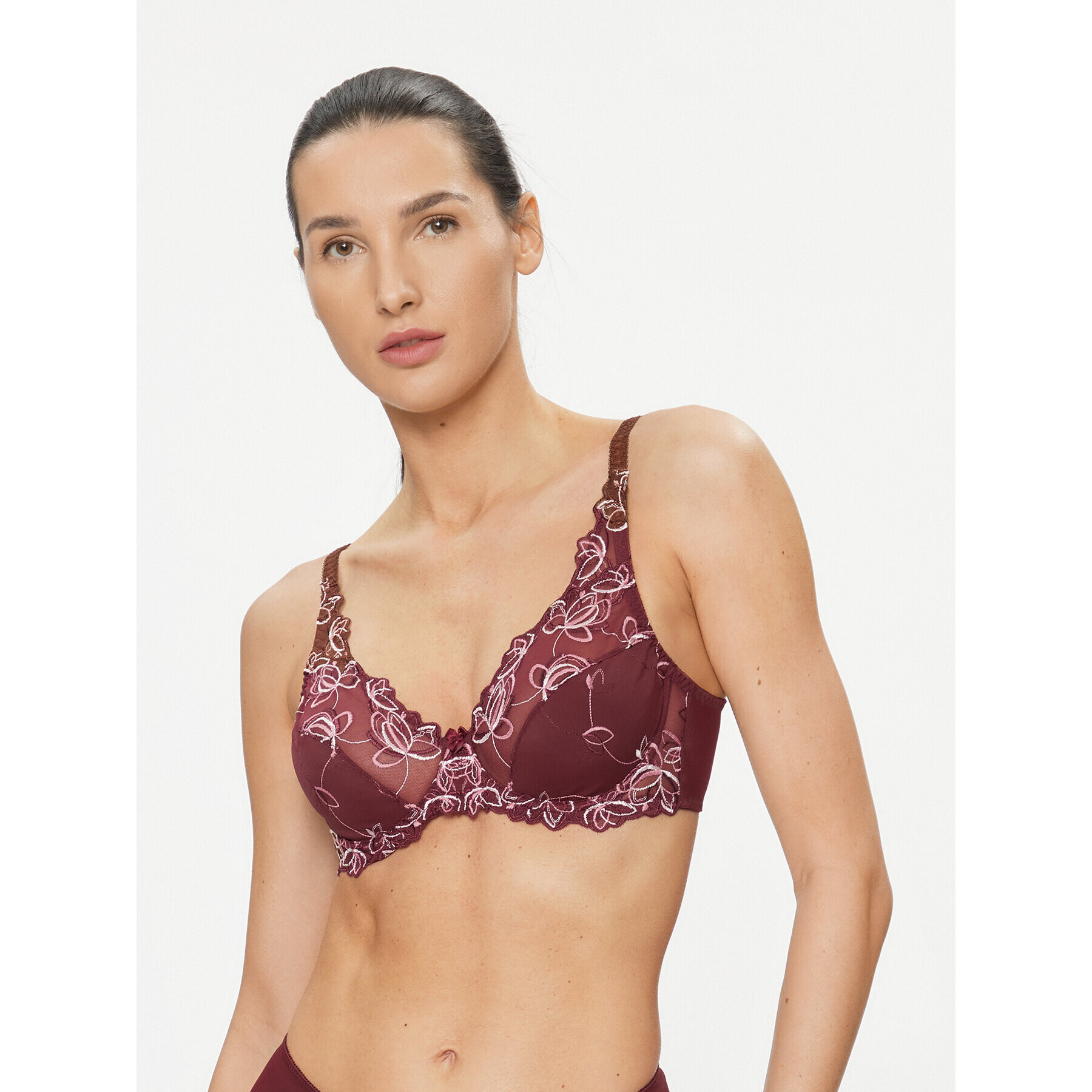 Hunkemöller Sutien cu armătură Diva Uf 203490 Vișiniu - Pled.ro