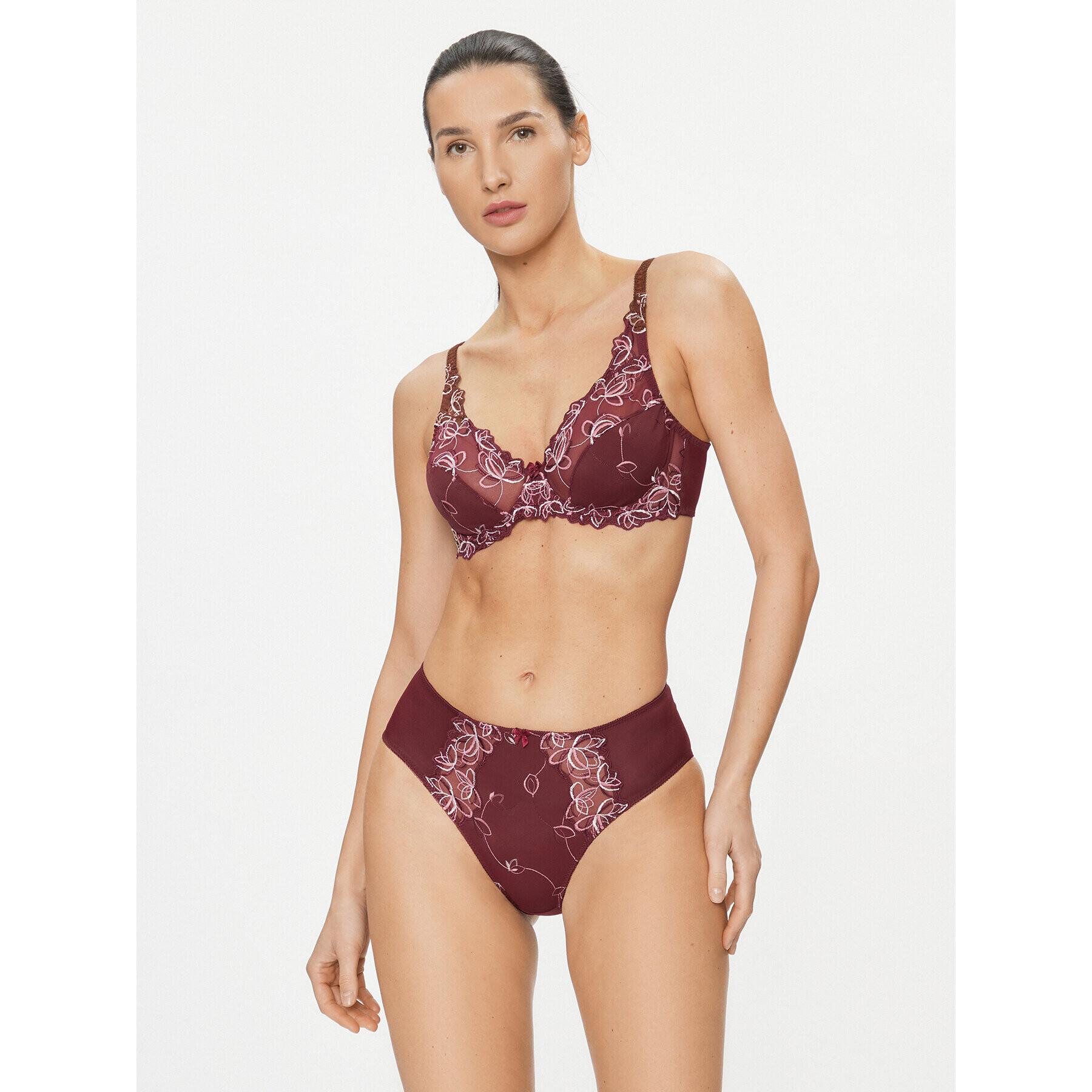 Hunkemöller Sutien cu armătură Diva Uf 203490 Vișiniu - Pled.ro