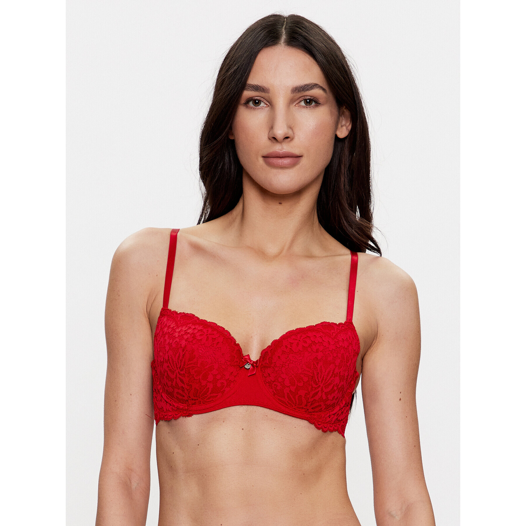 Hunkemöller Sutien cu armătură Rose 199959 Roșu - Pled.ro