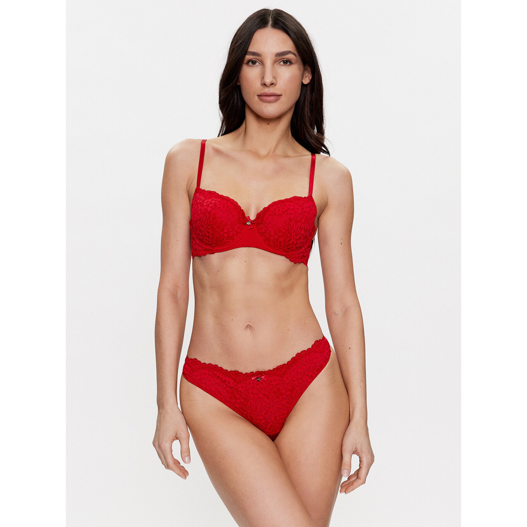 Hunkemöller Sutien cu armătură Rose 199959 Roșu - Pled.ro