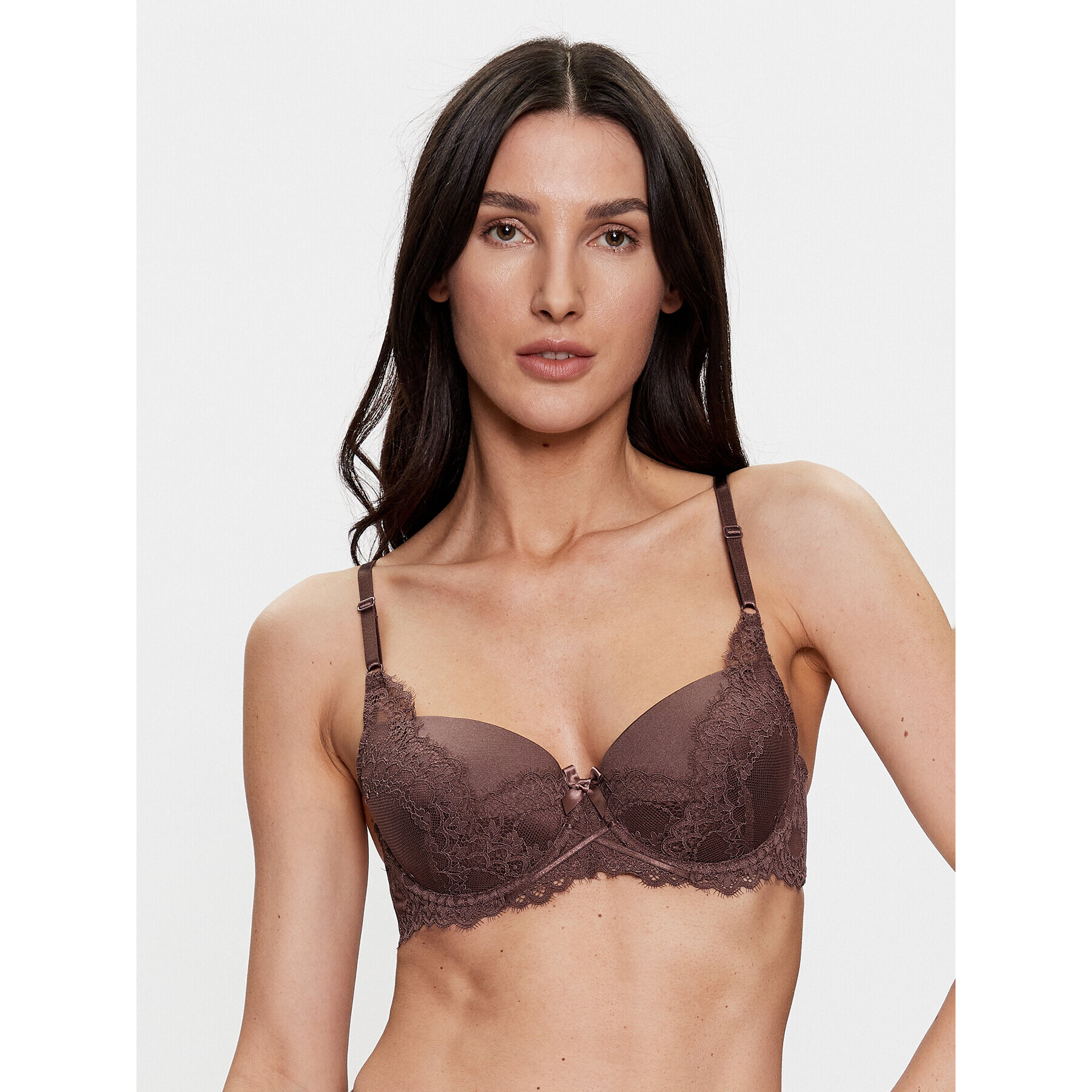 Hunkemöller Sutien Push-up Daisy 201105 Maro - Pled.ro