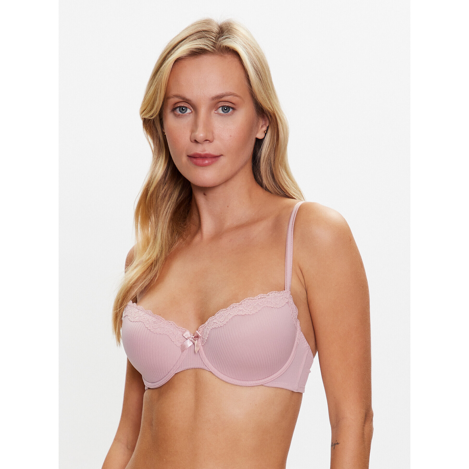 Hunkemöller Sutien Push-up Lola 201227 Roz - Pled.ro