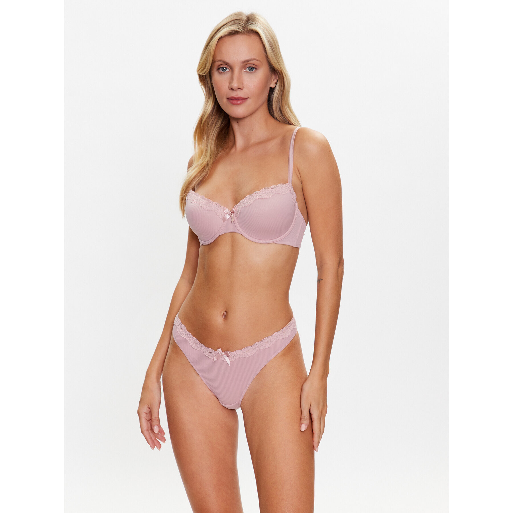 Hunkemöller Sutien Push-up Lola 201227 Roz - Pled.ro