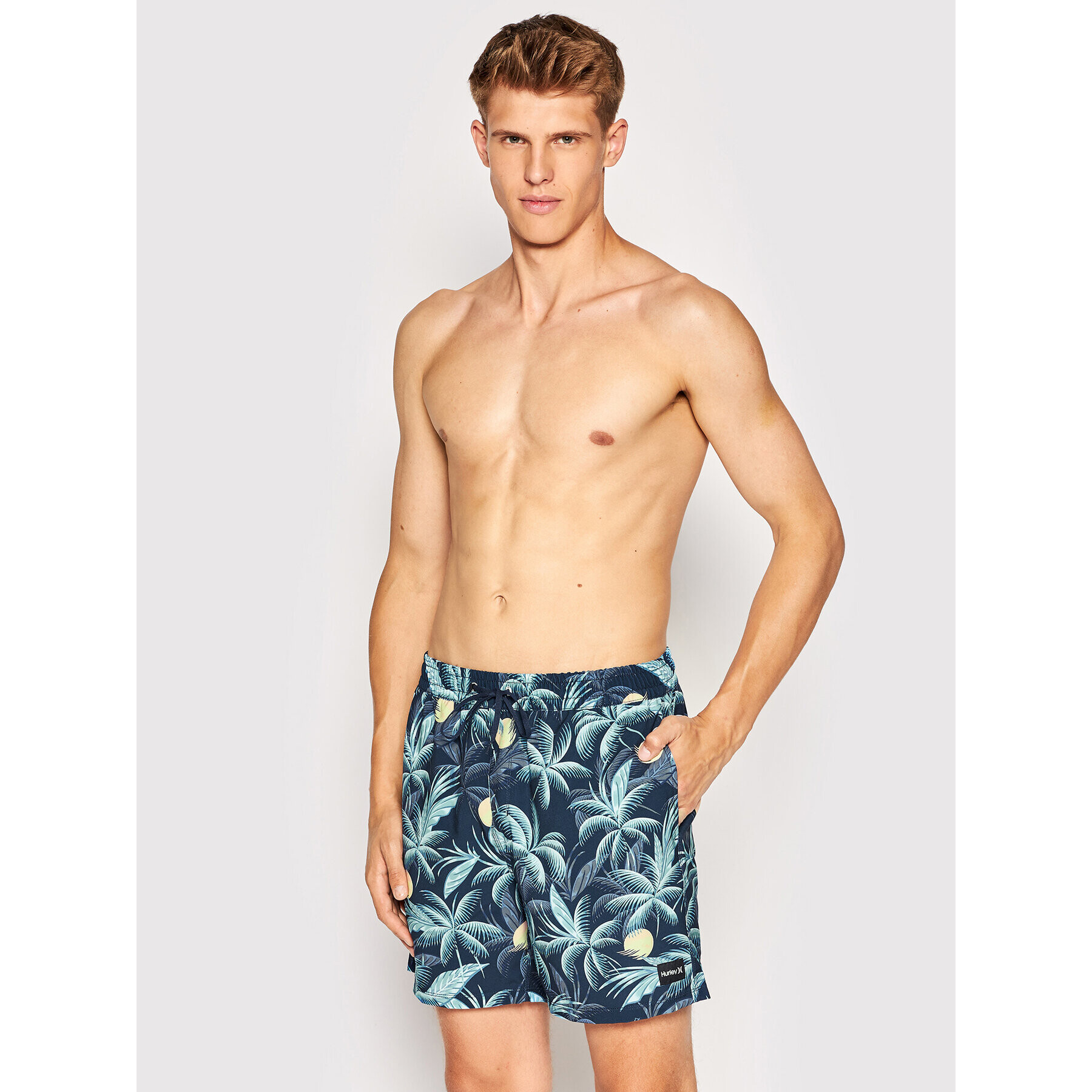 Hurley Pantaloni scurți sport Cannonball Volley MBS0011030 Bleumarin Regular Fit - Pled.ro