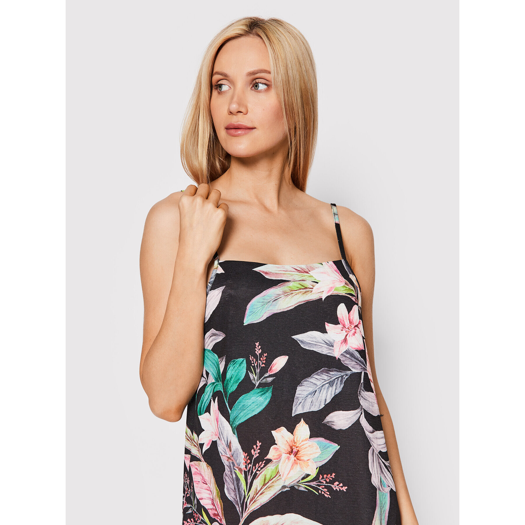 Hurley Rochie de vară Flora Slip HC0123D Colorat Regular Fit - Pled.ro