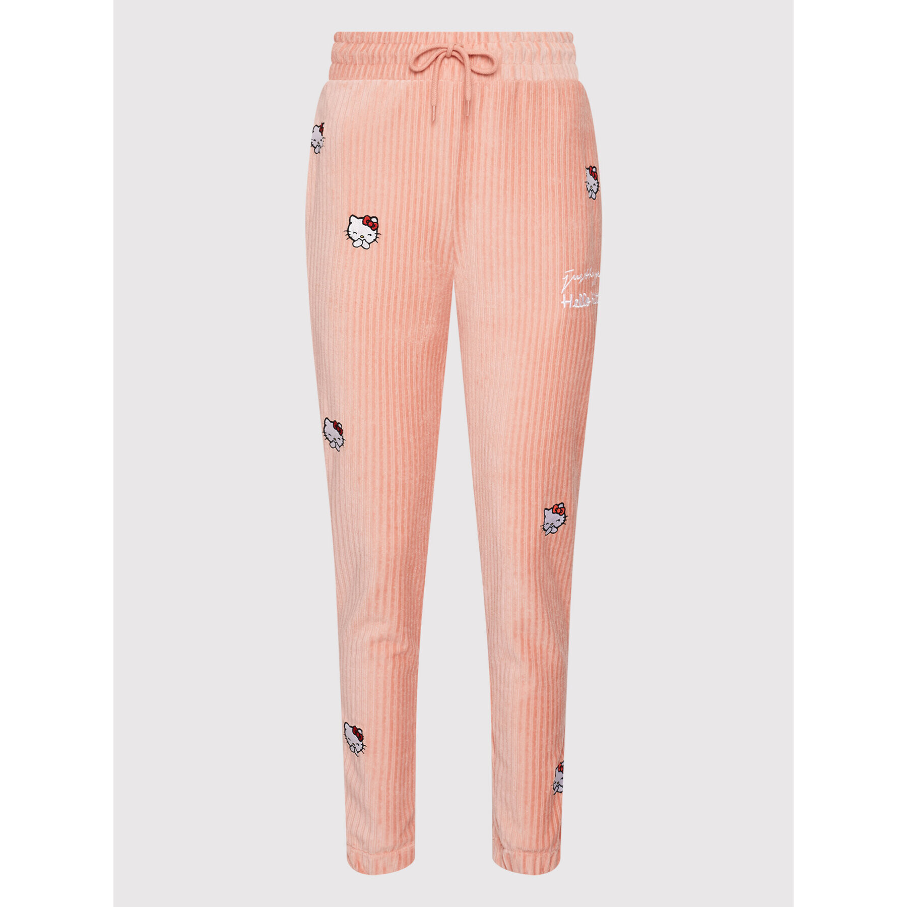 HYPE Pantaloni trening HELLO KITTY TWAO-2095 Roz Regular Fit - Pled.ro