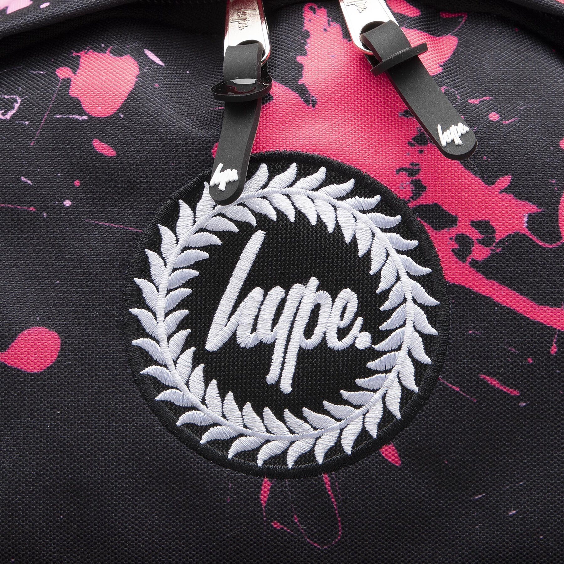 HYPE Rucsac Black Pink Splat Crest Backpack YVLR-652 Negru - Pled.ro