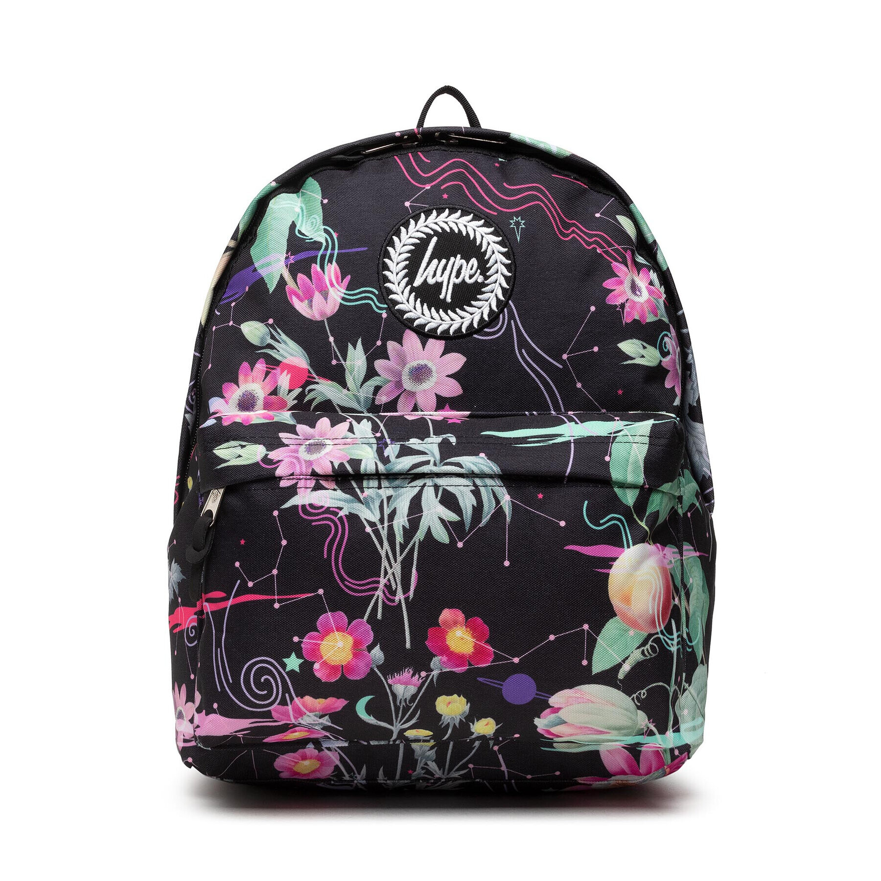 HYPE Rucsac Mystic Flower Crest Backpack ZVLR-622 Negru - Pled.ro