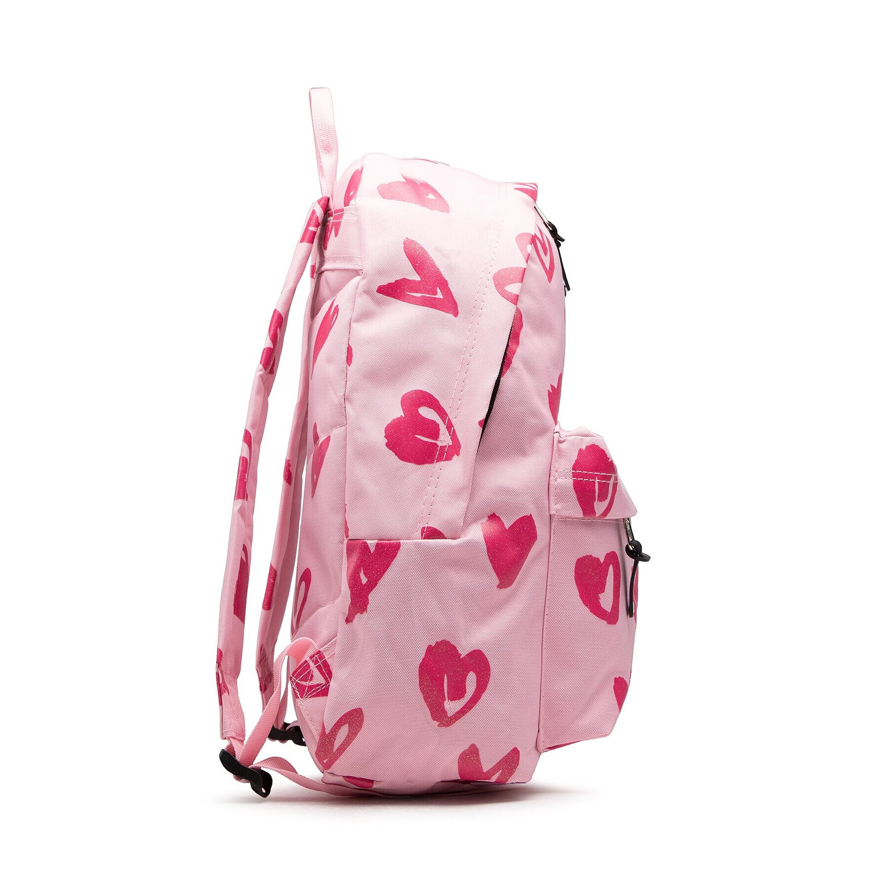 HYPE Rucsac Pink Glitter Scribble Heart Crest Backpack YVLR-667 Roz - Pled.ro