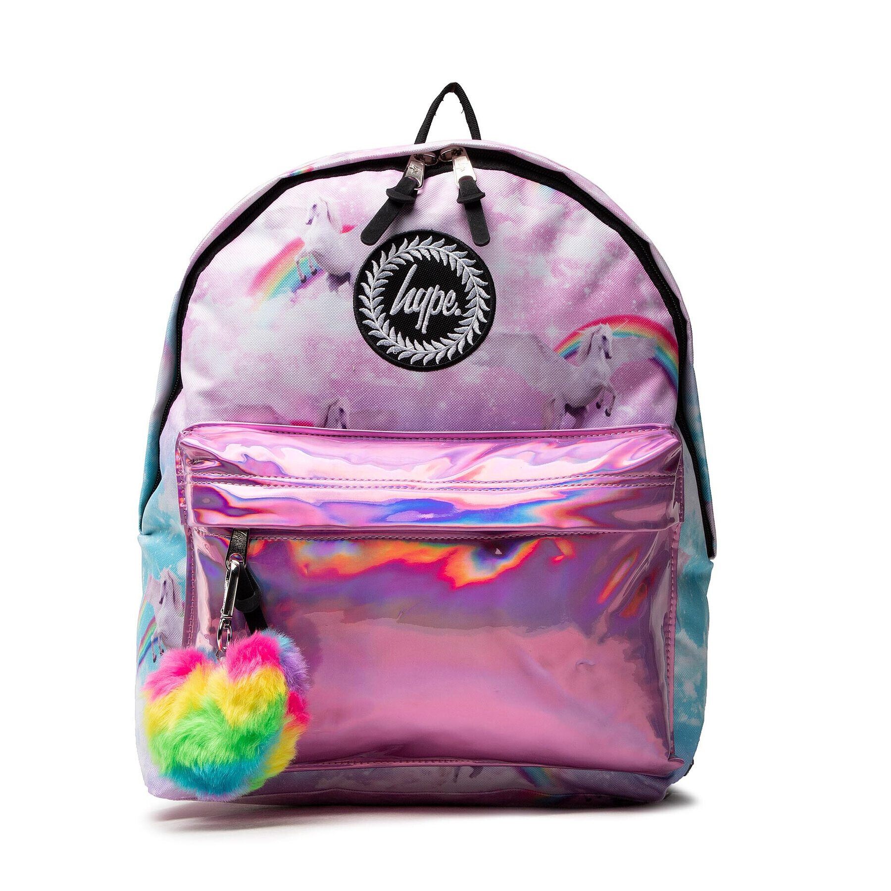 HYPE Rucsac Unicorn Holo BTS20101 Roz - Pled.ro