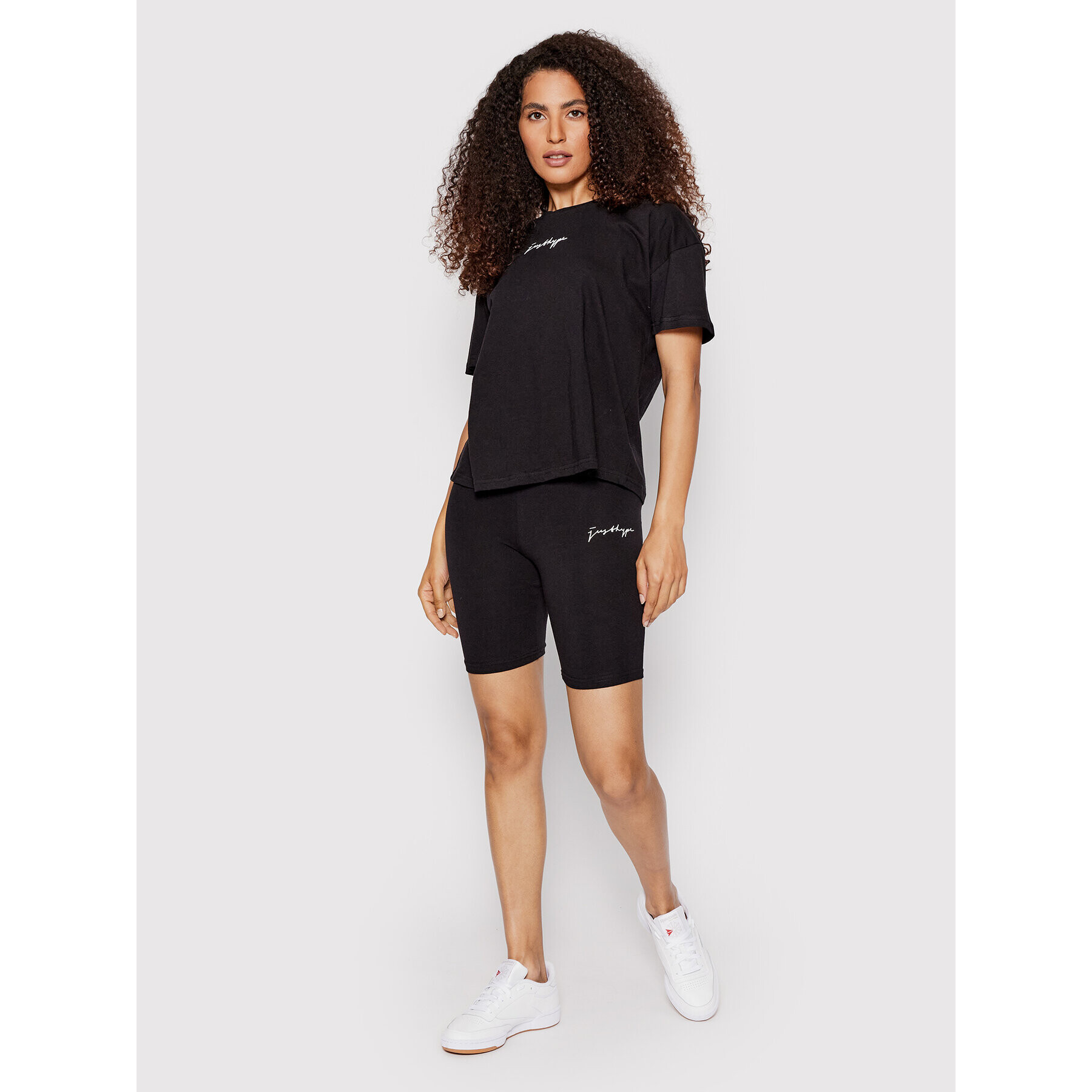 HYPE Set tricou și pantaloni scurți sport ZVLR-575 Negru Regular Fit - Pled.ro