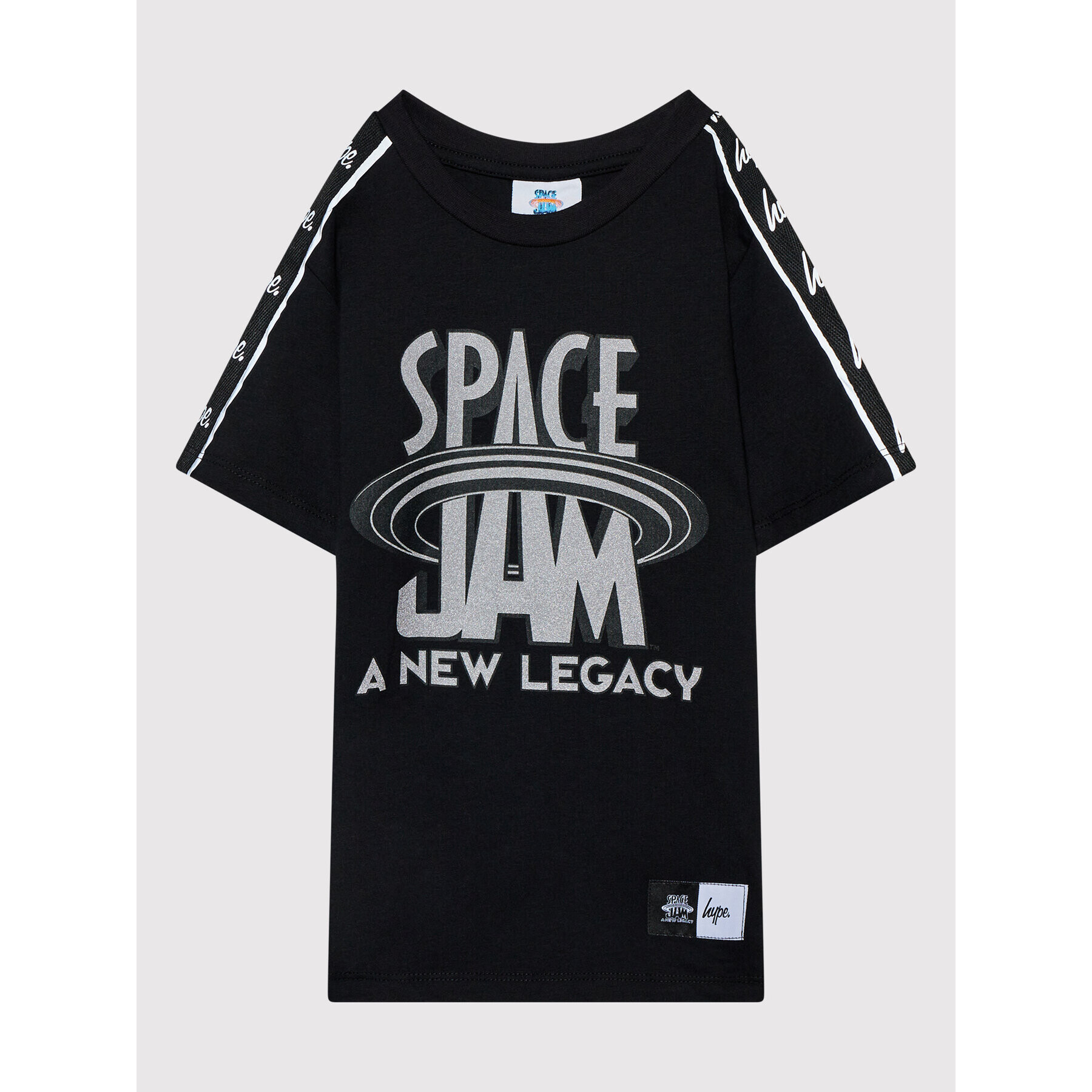 HYPE Tricou SPACE JAM SJNLAO-006 Negru Regular Fit - Pled.ro