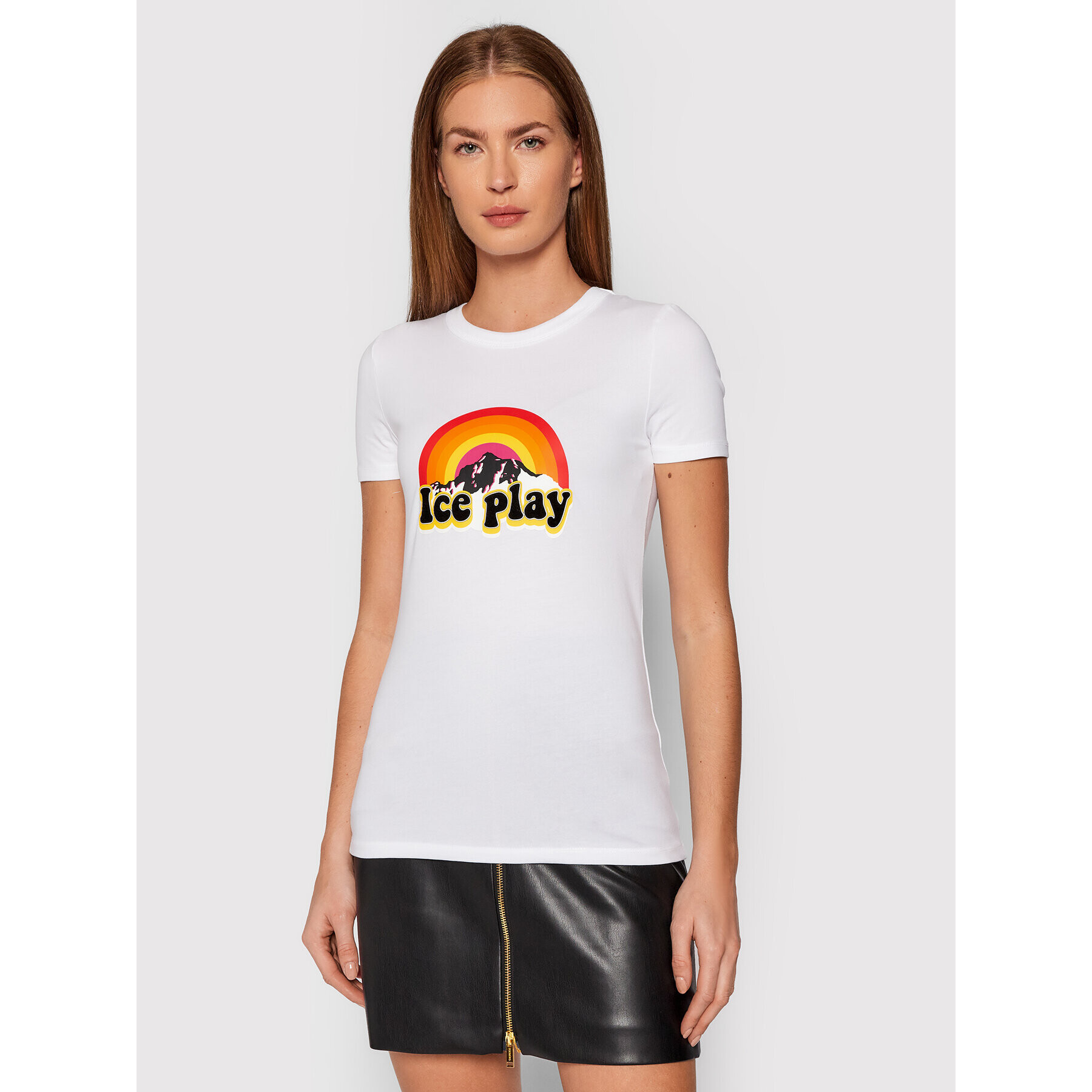 Ice Play Tricou 21I U2M0 F091 P410 1101 Alb Regular Fit - Pled.ro